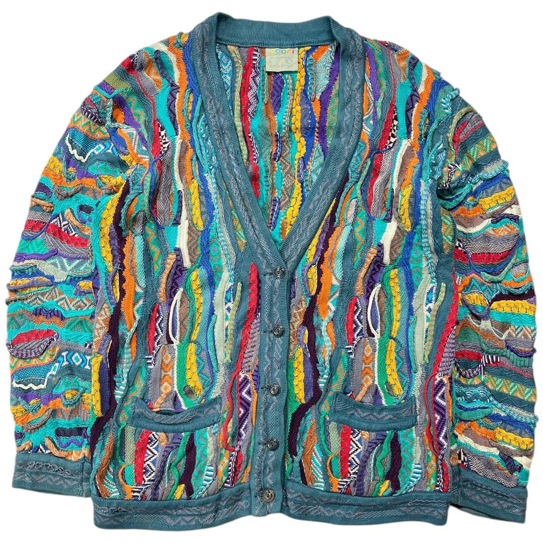 Coogi × Vintage Vintage 90s Coogi 3D Knitwear Sweater Size US L / EU 52-54 / 3 - 2 Thumbnail