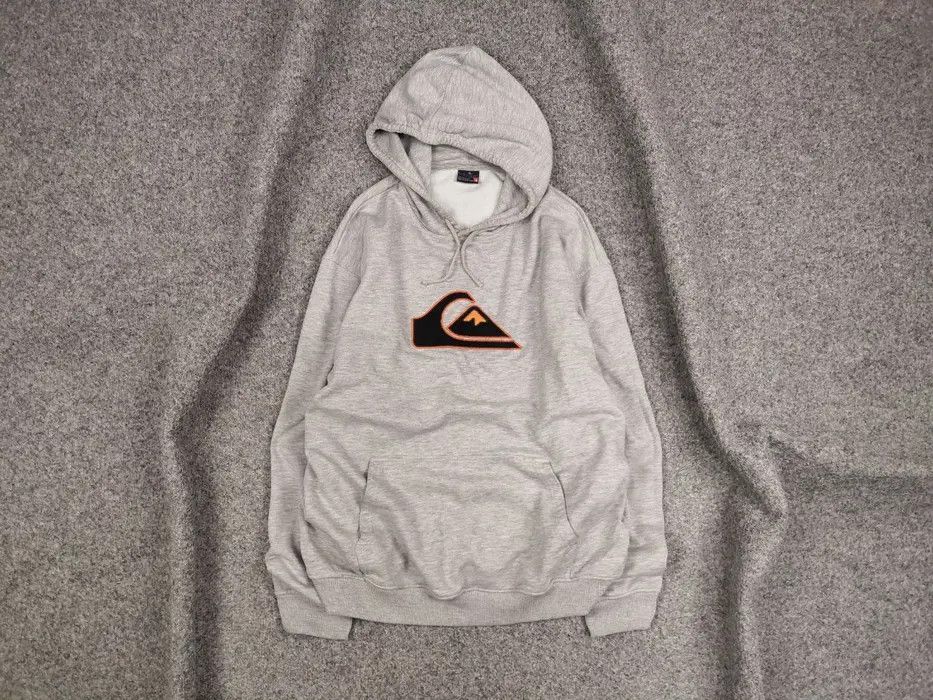 Quiksilver Vintage 90's Quiksilver Logo Gray Hoodie Y2K Hype Style Size US L / EU 52-54 / 3 - 1 Thumbnail