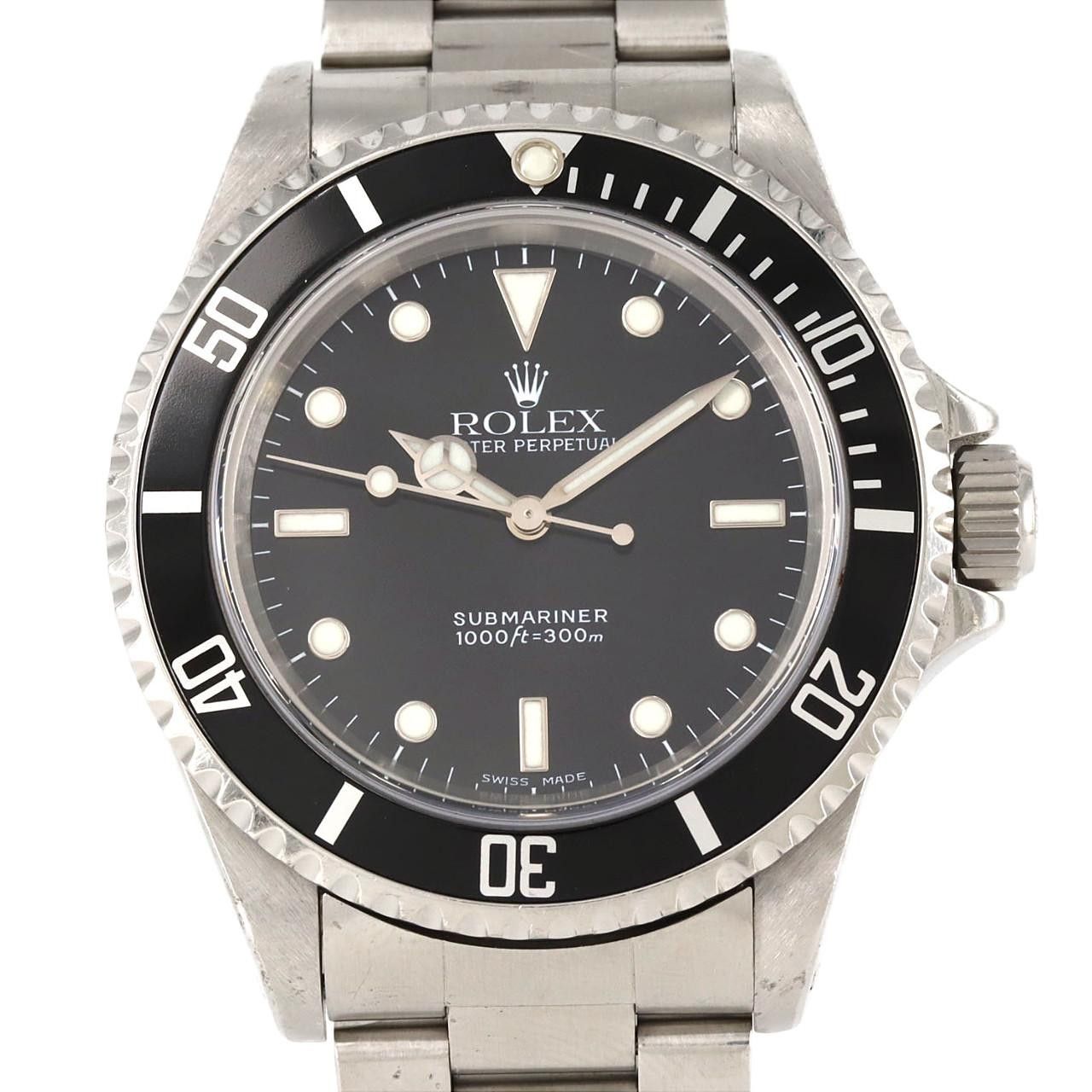 Rolex Rolex Rolex Submariner Stainless Steel Automatic Metal Automatic 14060 DUTY FREE for USA Size ONE SIZE - 1 Thumbnail