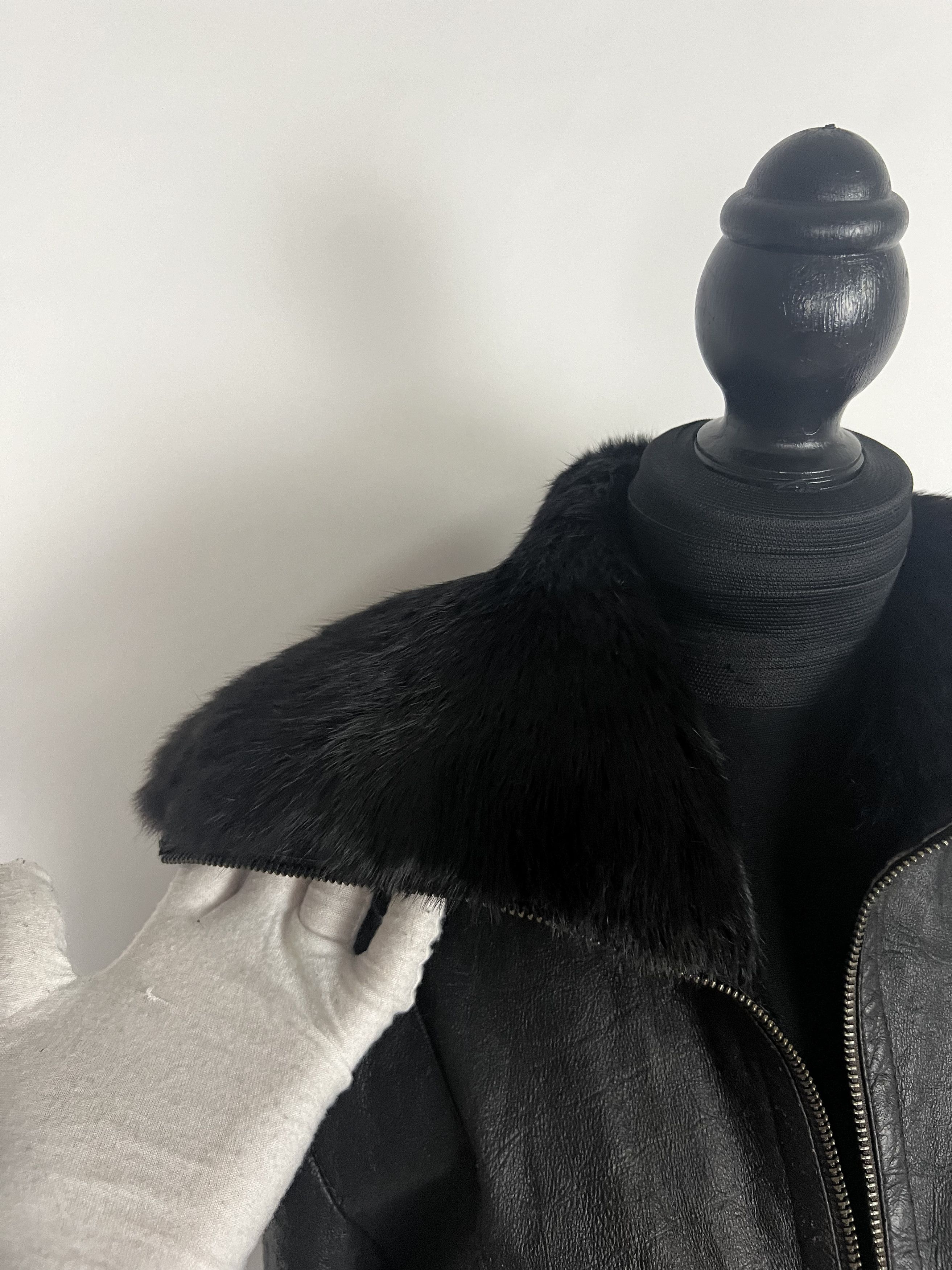 Carlo Colucci carlo colucci fur jacket leather size XS Size XS / US 0-2 / IT 36-38 - 5 Thumbnail