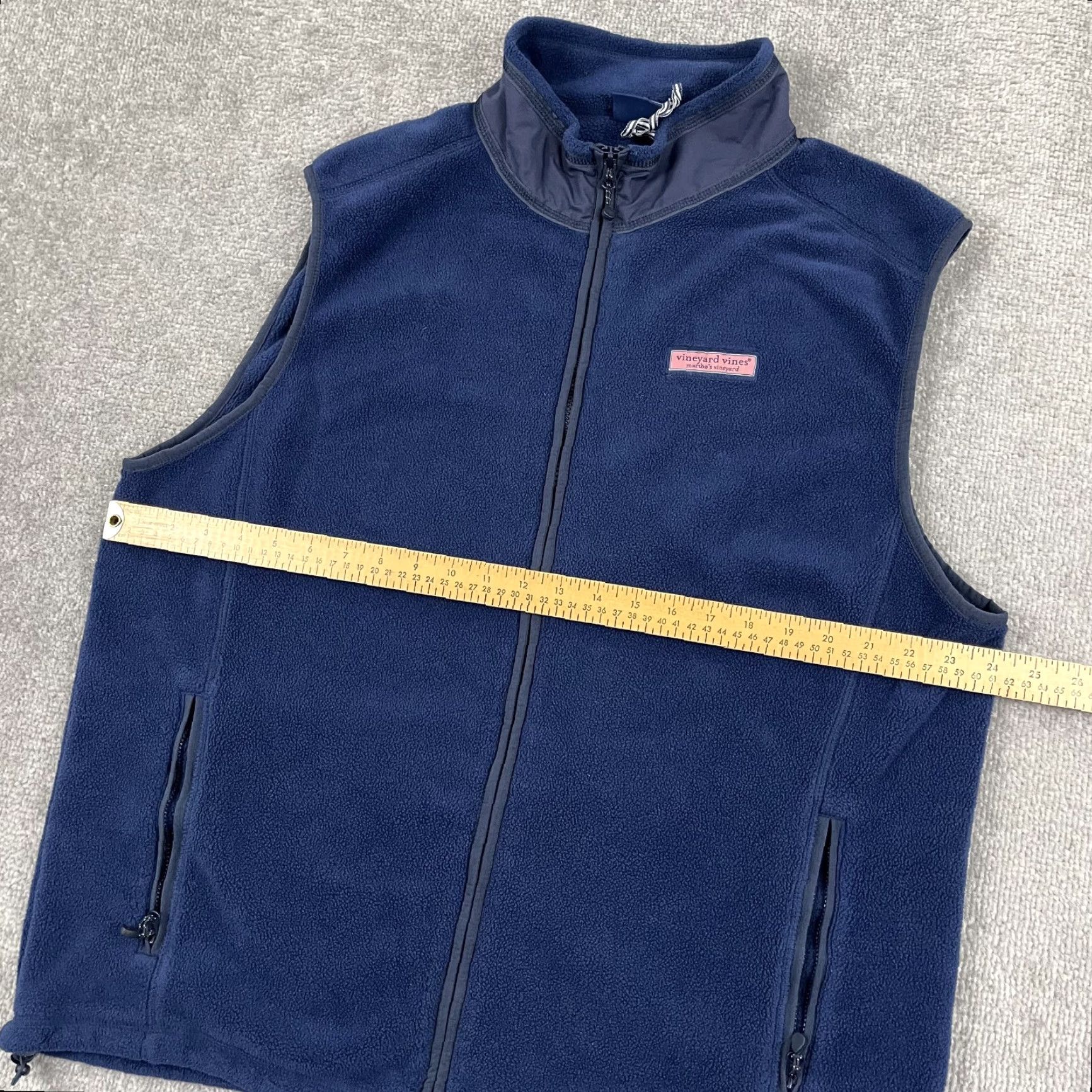 Vineyard Vines Vineyard Vines Vest Adult Mens L Blue Fleece Full Zip Outdoor Hiking Preppy Size US L / EU 52-54 / 3 - 4 Thumbnail