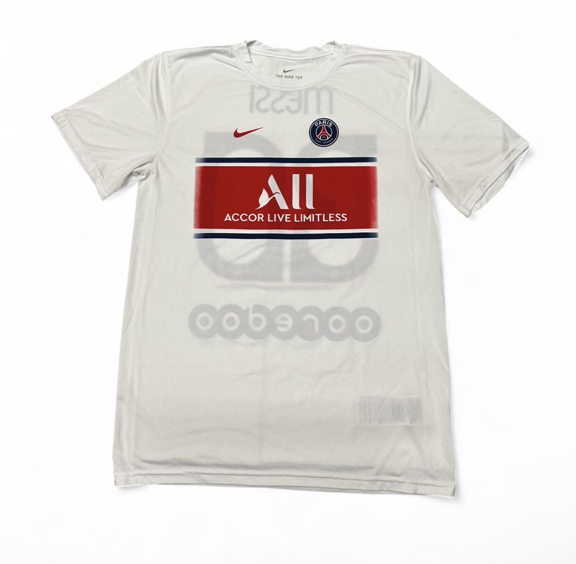 Nike (M) White Paris Saint Germain Lionel Messi #30 T-Shirt Size US M / EU 48-50 / 2 - 1 Thumbnail