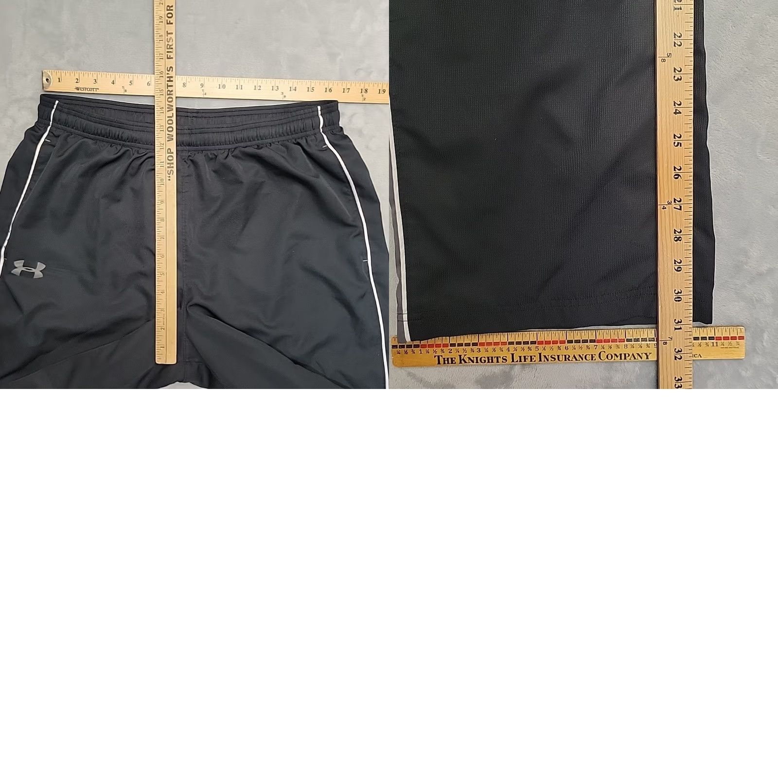 Under Armour Under Armour Pants Mens XL Black Loose Workout Elastic Waist Zip Leg Size US 36 / EU 52 - 9 Thumbnail