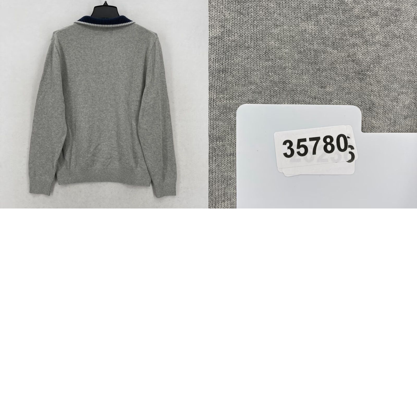 Nautica Nautica Henley Pullover Sweater Mens Medium Gray Knit Long Sleeve Mock Neck NWT Size US M / EU 48-50 / 2 - 9 Thumbnail