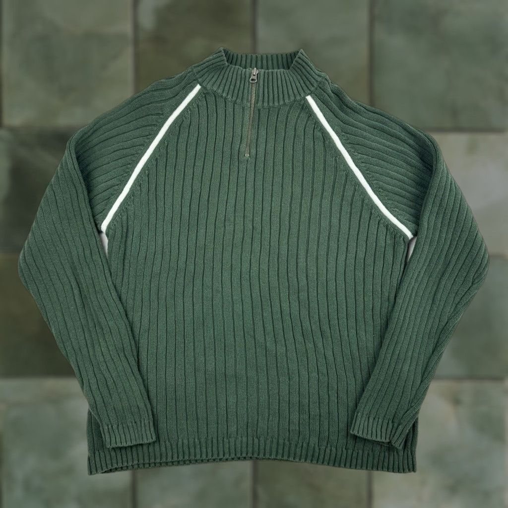 Route 66 VINTAGE Route 66 Sweater Adult Medium Pullover Collared Long Sleeve Green Casual Punk 90s Y2K Size US M / EU 48-50 / 2 - 1 Thumbnail