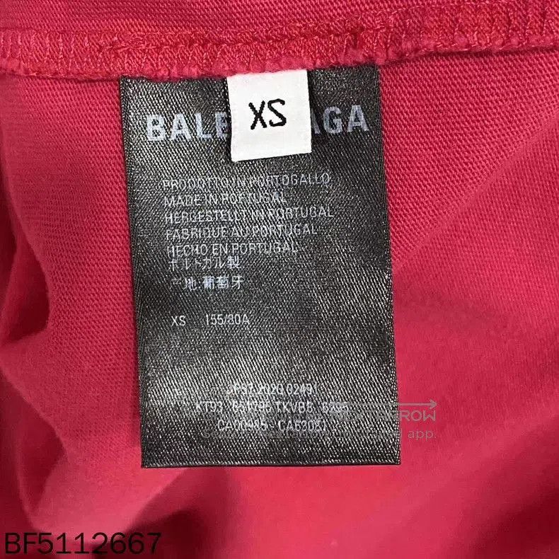 Balenciaga Balenciaga Distressed Logo Short Sleeve. Size US XS / EU 42 / 0 - 3 Thumbnail