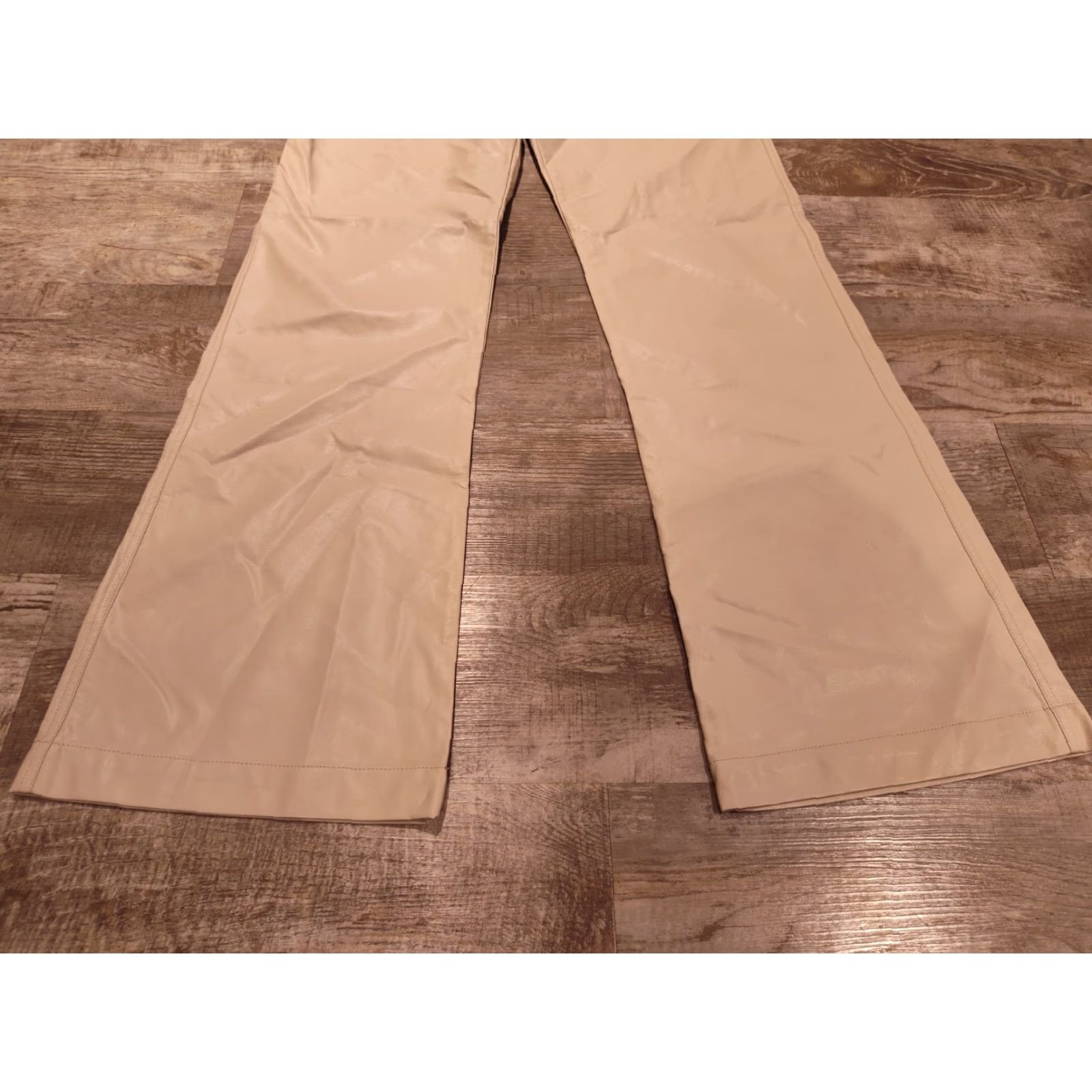 Vintage VINTAGE Alp N Rock Women’s Pants Bootcut S 31in Silvergrey Faux Leather 90s Grunge NWT Size 28" / US 6 / IT 42 - 2 Thumbnail
