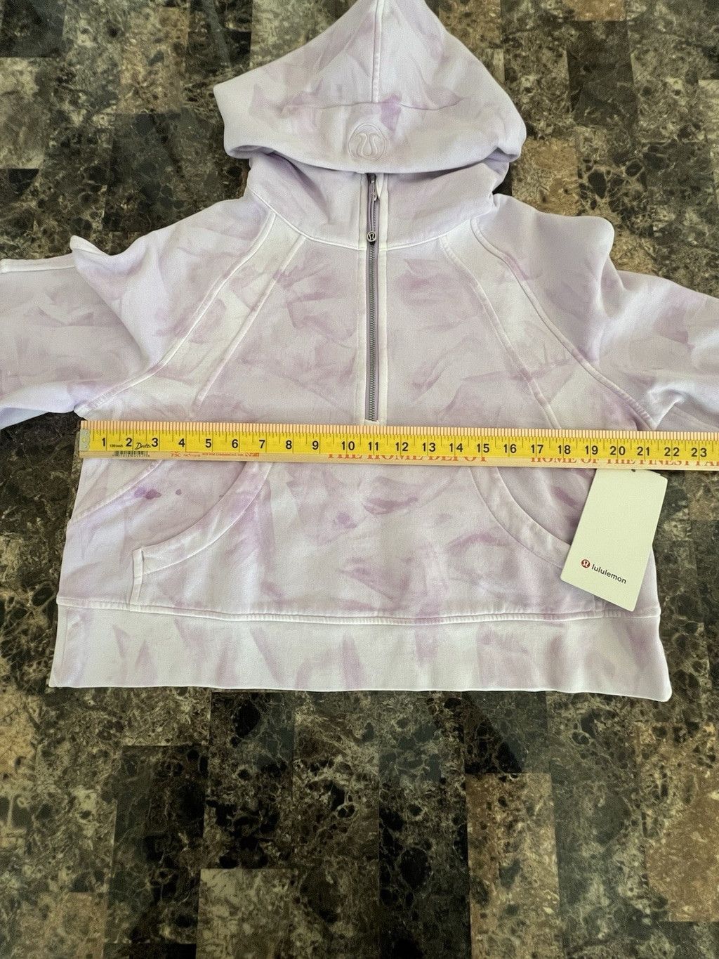 Lululemon LULULEMON SCUBA OVERSIZED HALF ZIP HOODIE DYE LAVENDER XS/S Size XS / US 0-2 / IT 36-38 - 2 Thumbnail