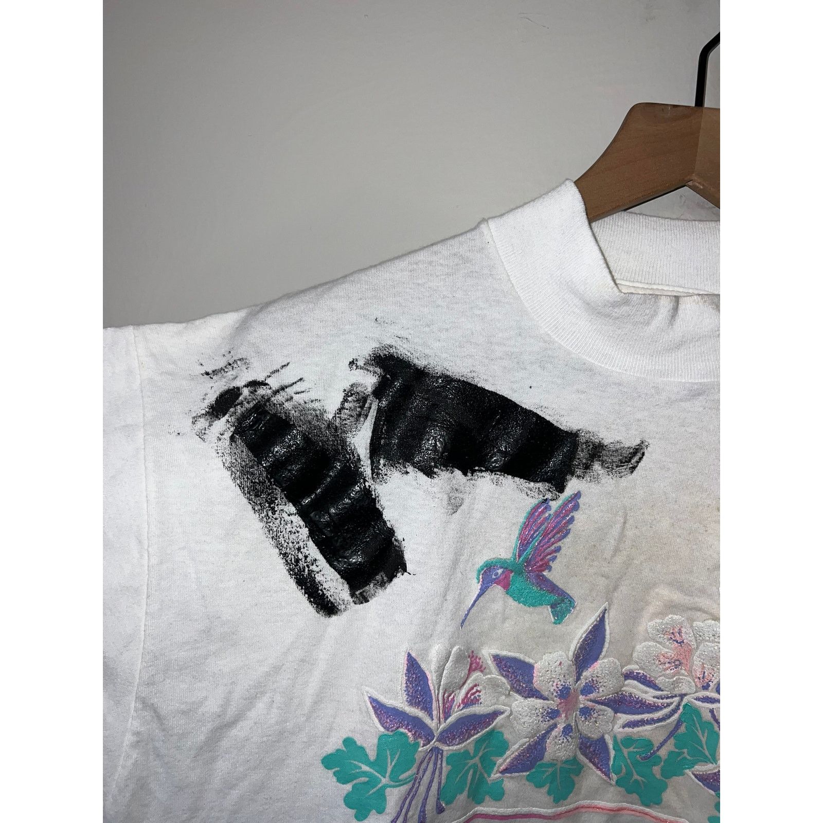 Vintage Womens Vintage Jackson Hole Shirt Grizzlies Crop Top 90s OS Size XL / US 12-14 / IT 48-50 - 4 Thumbnail