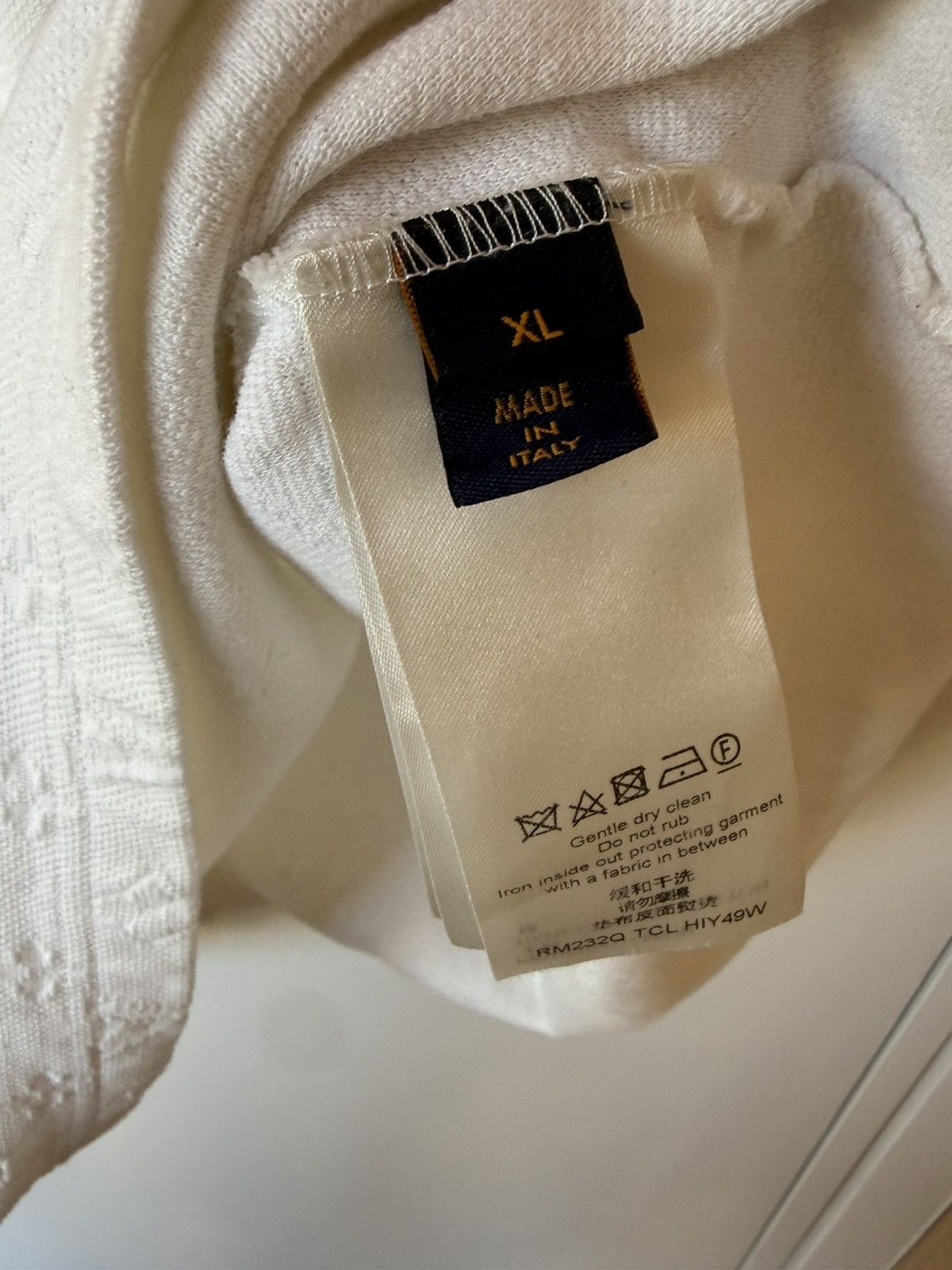 Louis Vuitton Louis Vuitton white monogram t-shirt Size US XL / EU 56 / 4 - 5 Thumbnail