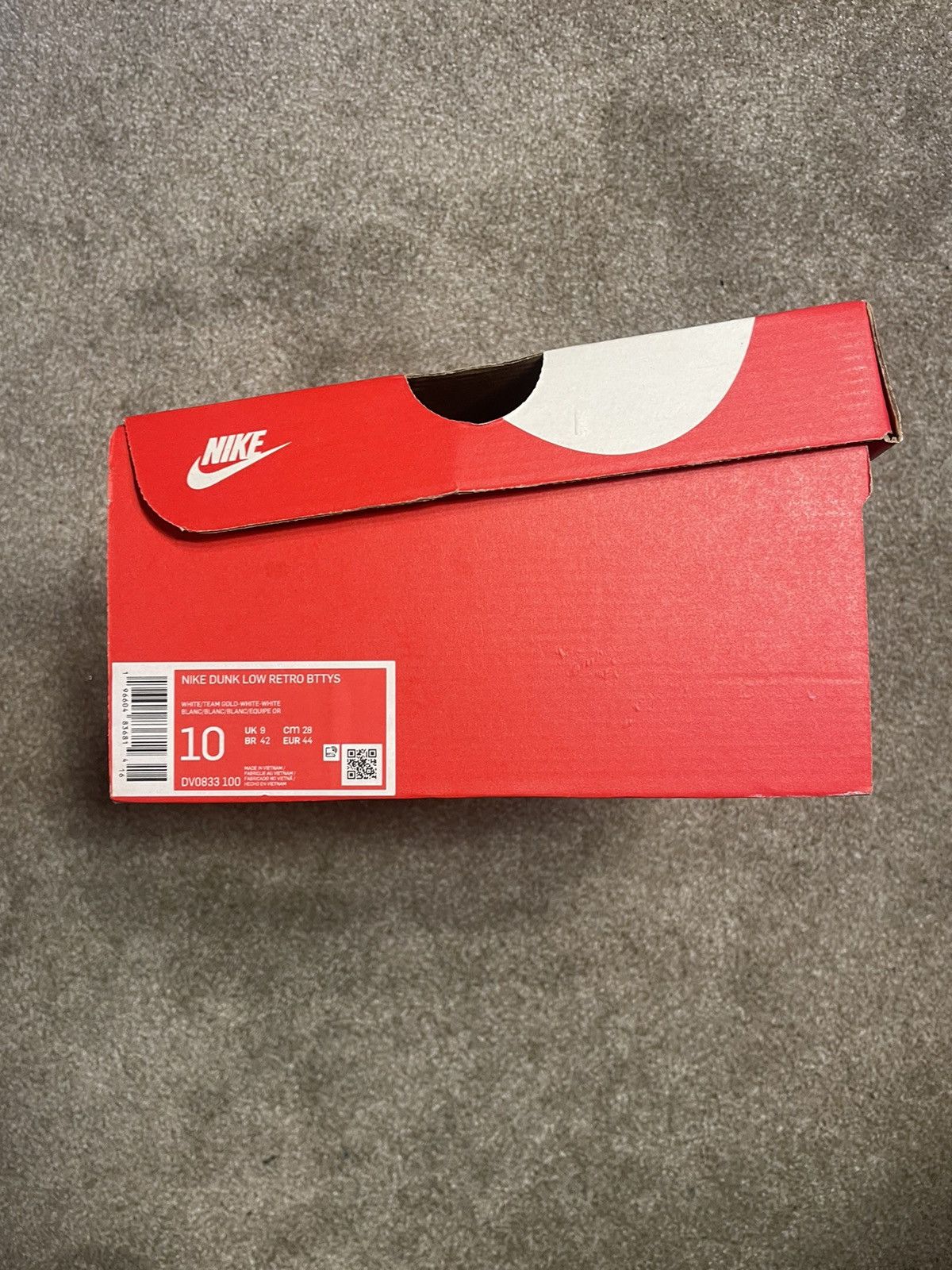 Nike Nike Dunk Low Retro “Team Gold” Size US 10 / EU 43 - 9 Thumbnail