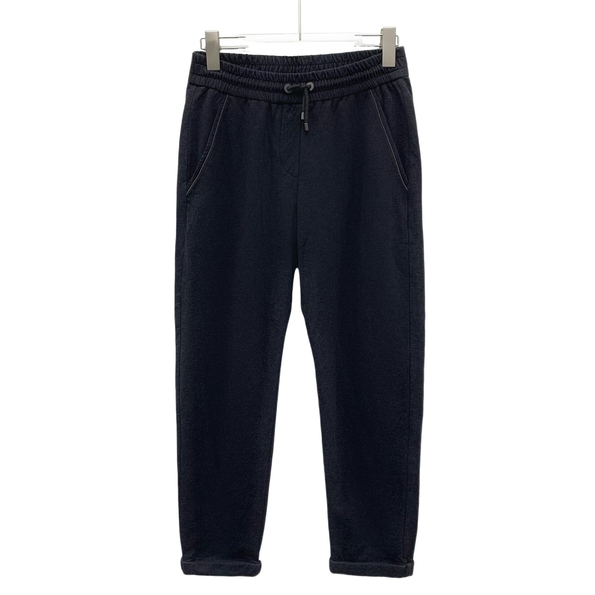 Brunello Cucinelli Brunello Cucinelli Gray Cotton Sweatpants Size XS Size US 28 / EU 44 - 1 Thumbnail