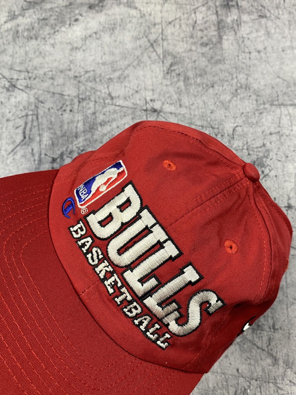 Champion × NBA × Vintage Rare Vintage Champion Chicago Bulls Basketball Cap Hat Size ONE SIZE - 6 Thumbnail