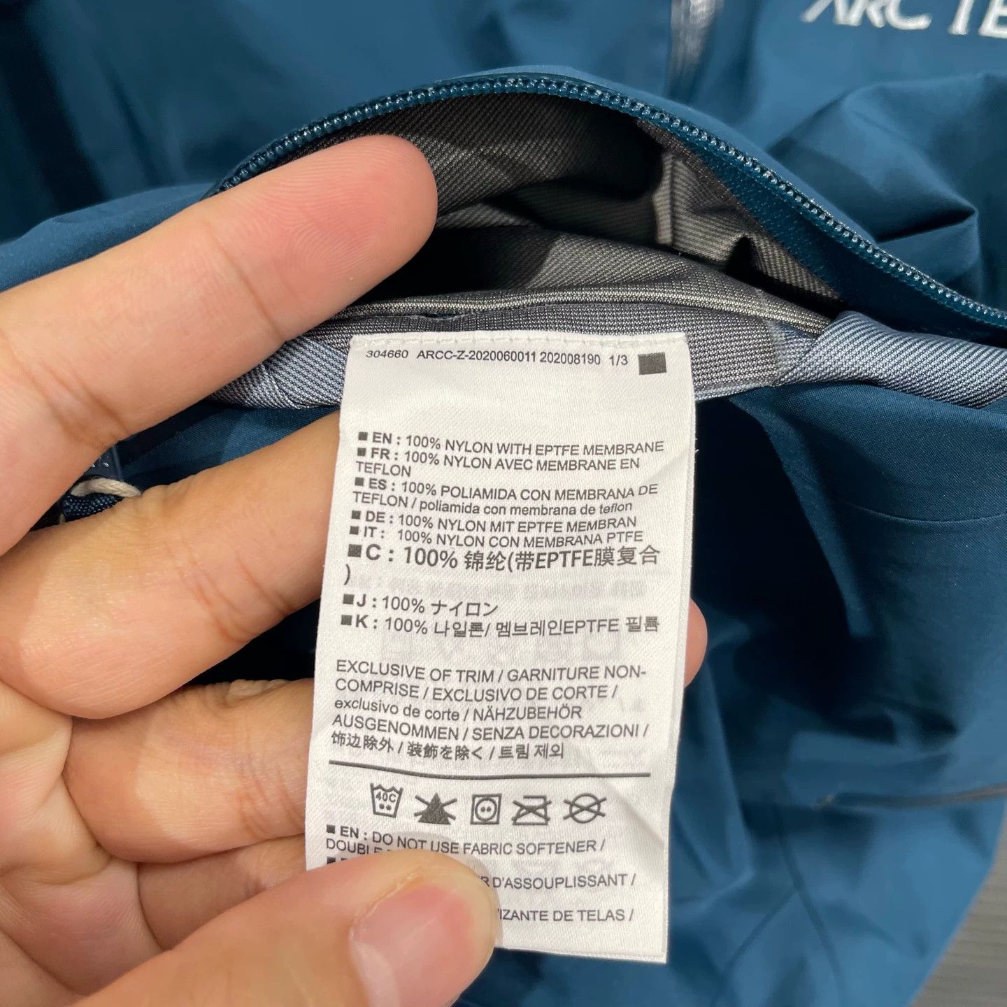 Arc'teryx Arcteryx Navy Blue Beta LT Jacket Size S 99 New Size US S / EU 44-46 / 1 - 5 Thumbnail