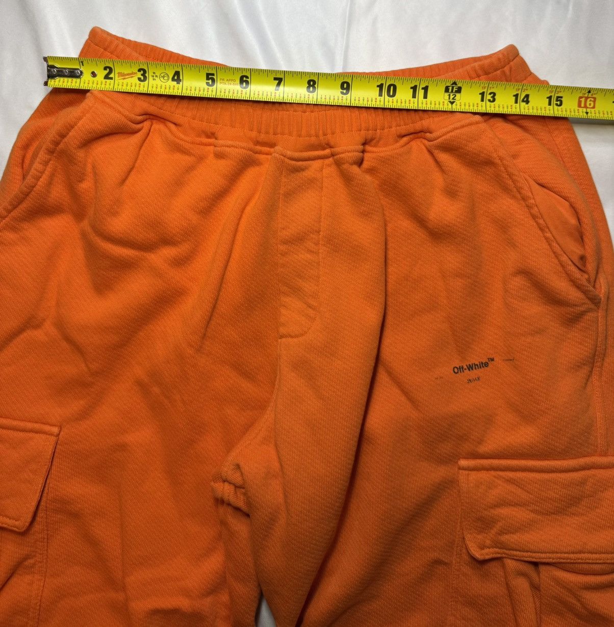 Off-White 2013 Off-White Logo NEW Cargo Cuffed Jogger Sweatpant Medium Size US 32 / EU 48 - 18 Thumbnail