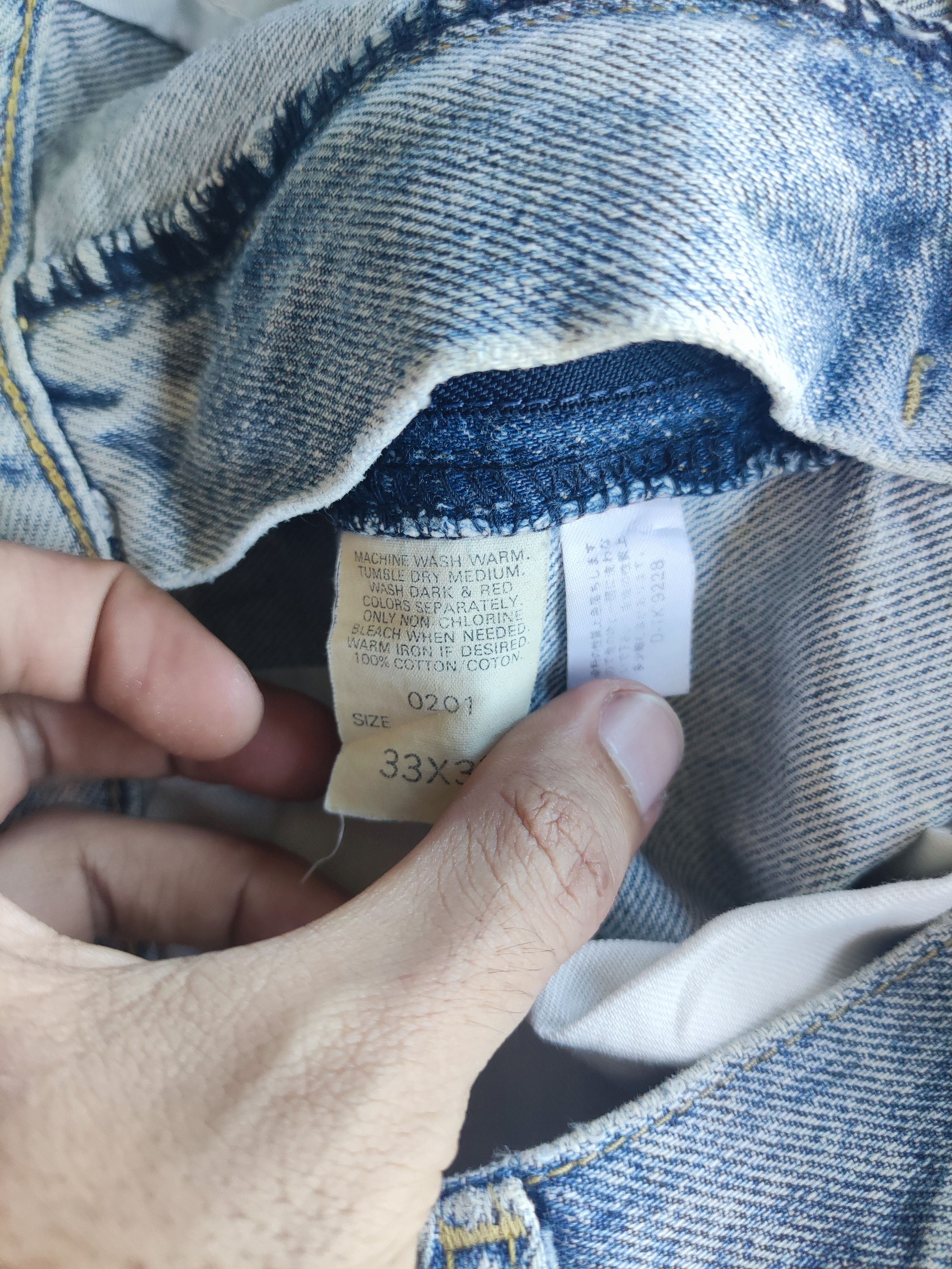 Lee Vintage Lee Brand Rusty Denim Distressed Faded Pants Size US 31 - 7 Thumbnail