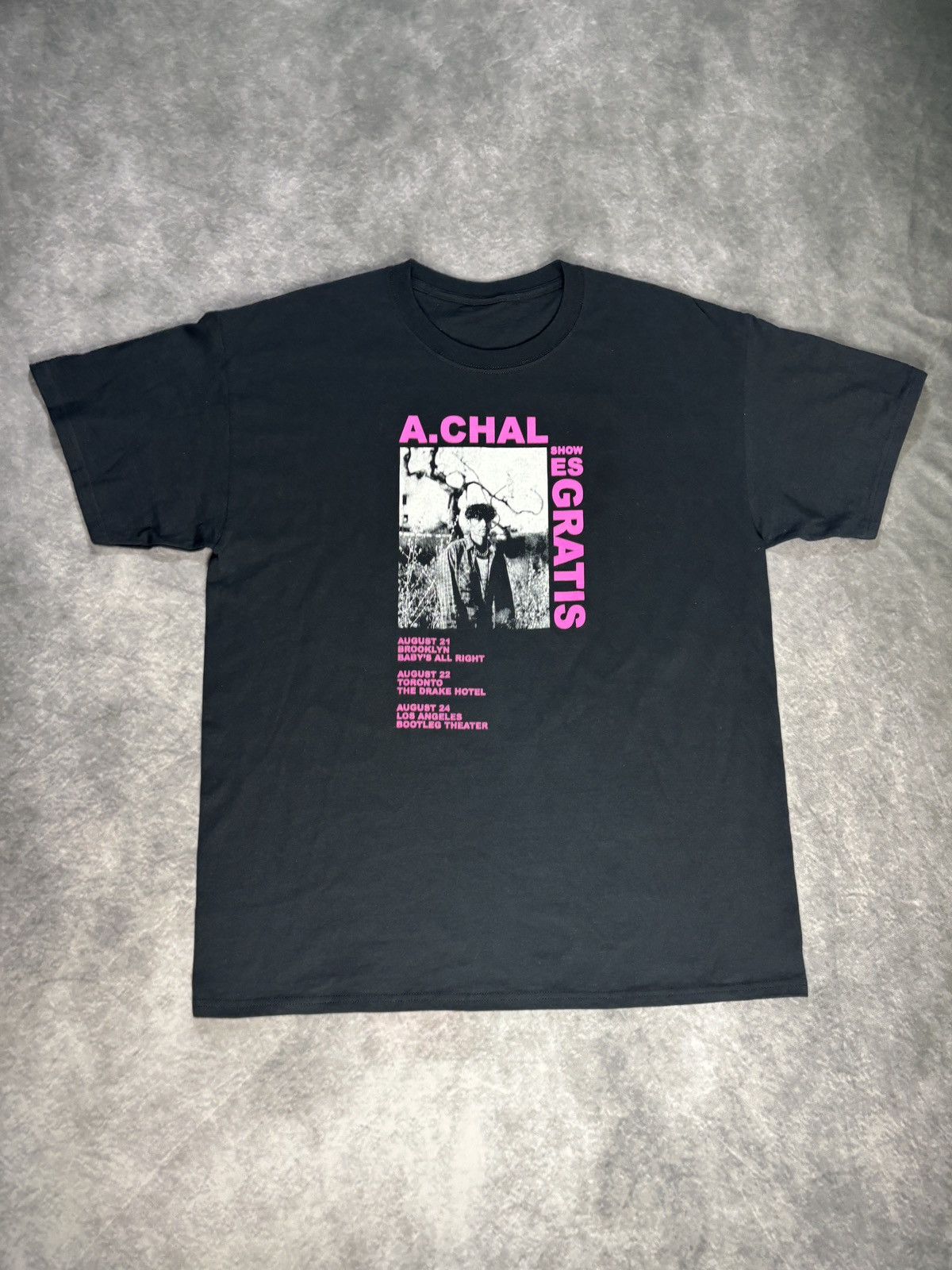 Rap Tees 2016 A. Chal Show Es Gratis Concert Tour Tee Shirt Gazi Size US L / EU 52-54 / 3 - 7 Thumbnail