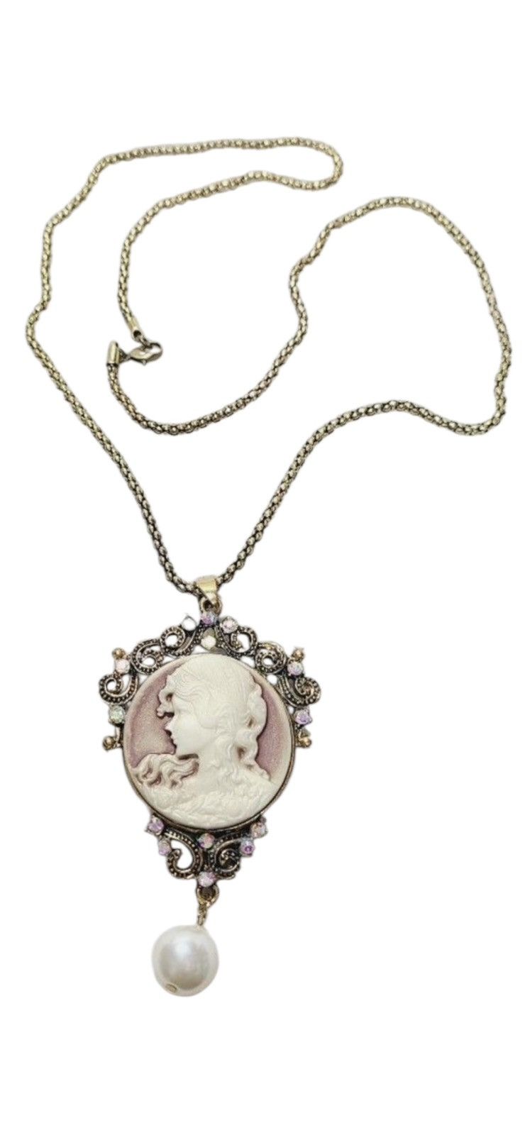 Swarovski Vintage Cameo Swarovski Long Necklace Size ONE SIZE - 3 Thumbnail
