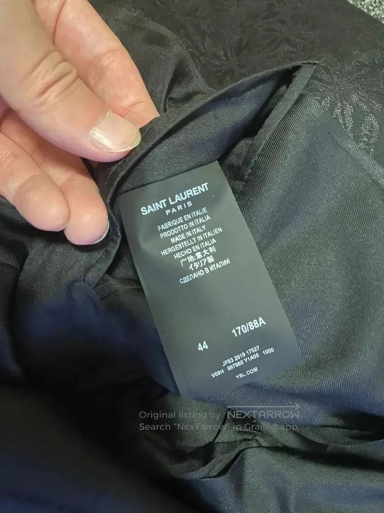 Yves Saint Laurent Saint Laurent Black Court Jacket. Size US M / EU 48-50 / 2 - 7 Thumbnail