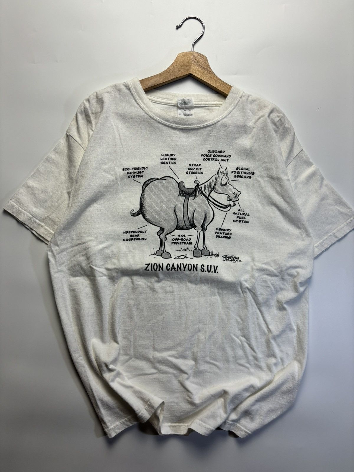 Gildan × Vintage Vintage donkey shirt Size US L / EU 52-54 / 3 - 1 Thumbnail
