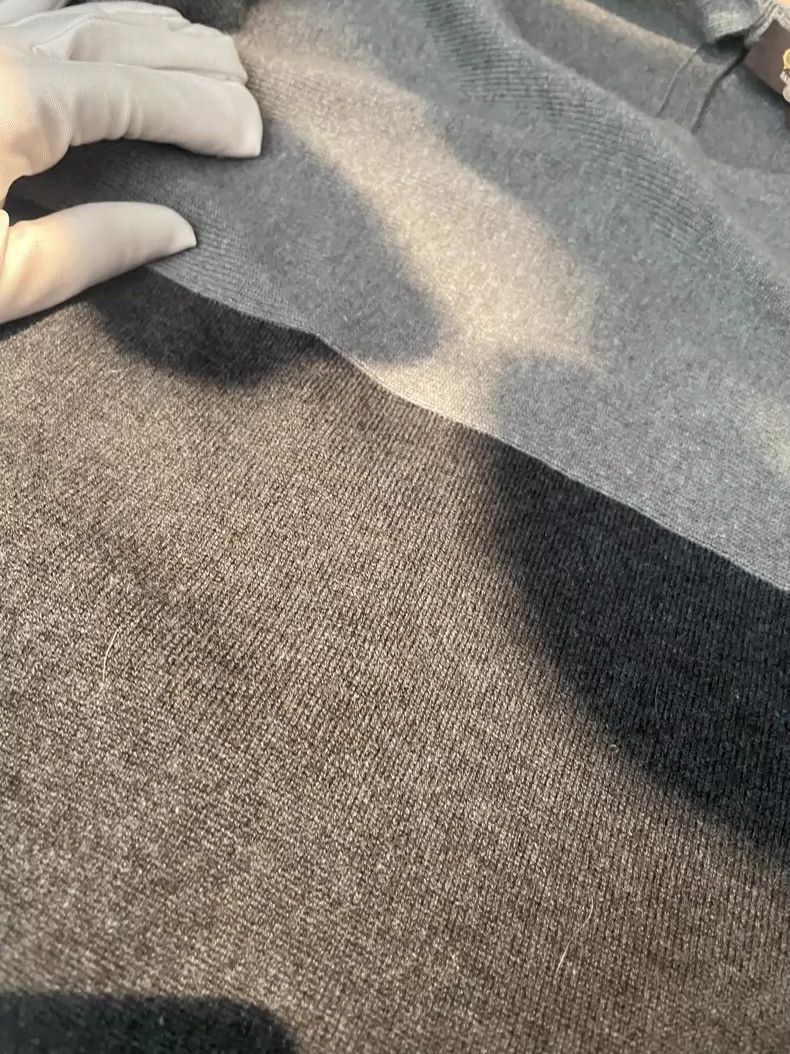 Loro Piana LORO PIANA Black and blue gray goat cashmere sweater Size XL / US 12-14 / IT 48-50 - 4 Thumbnail