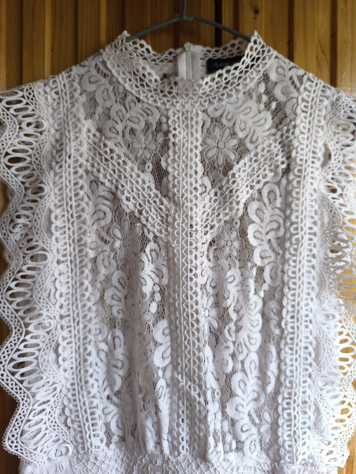 Vintage Bohemian Summer Cotton Dress With Lace Sz 4 Size S / US 4 / IT 40 - 4 Thumbnail