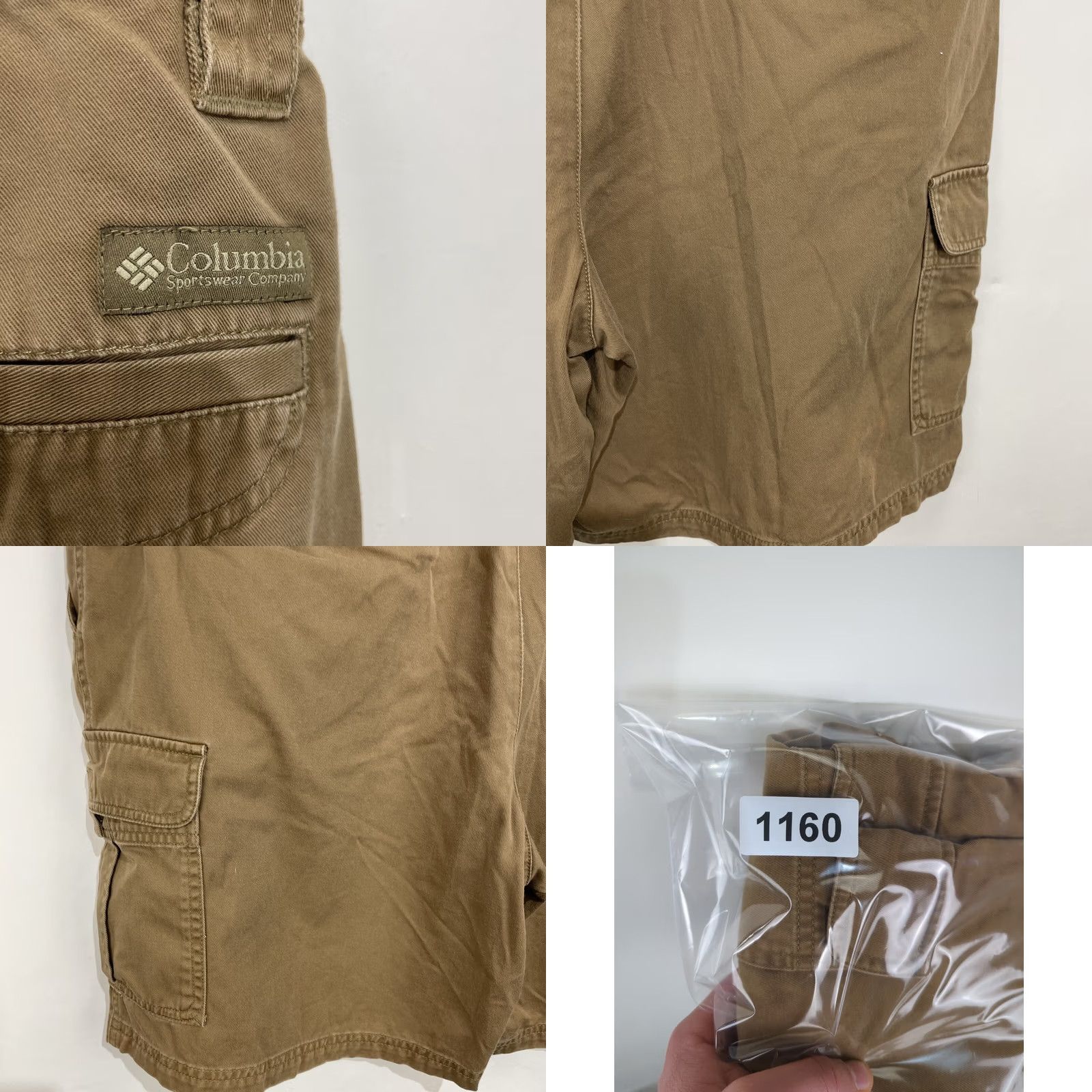 Vintage Columbia Cargo Shorts Mens Size 38 Brown Cotton Canvas 5-Pocket Zip Regular Inseam 8 Cowboy? Size US 38 / EU 54 - 9 Thumbnail