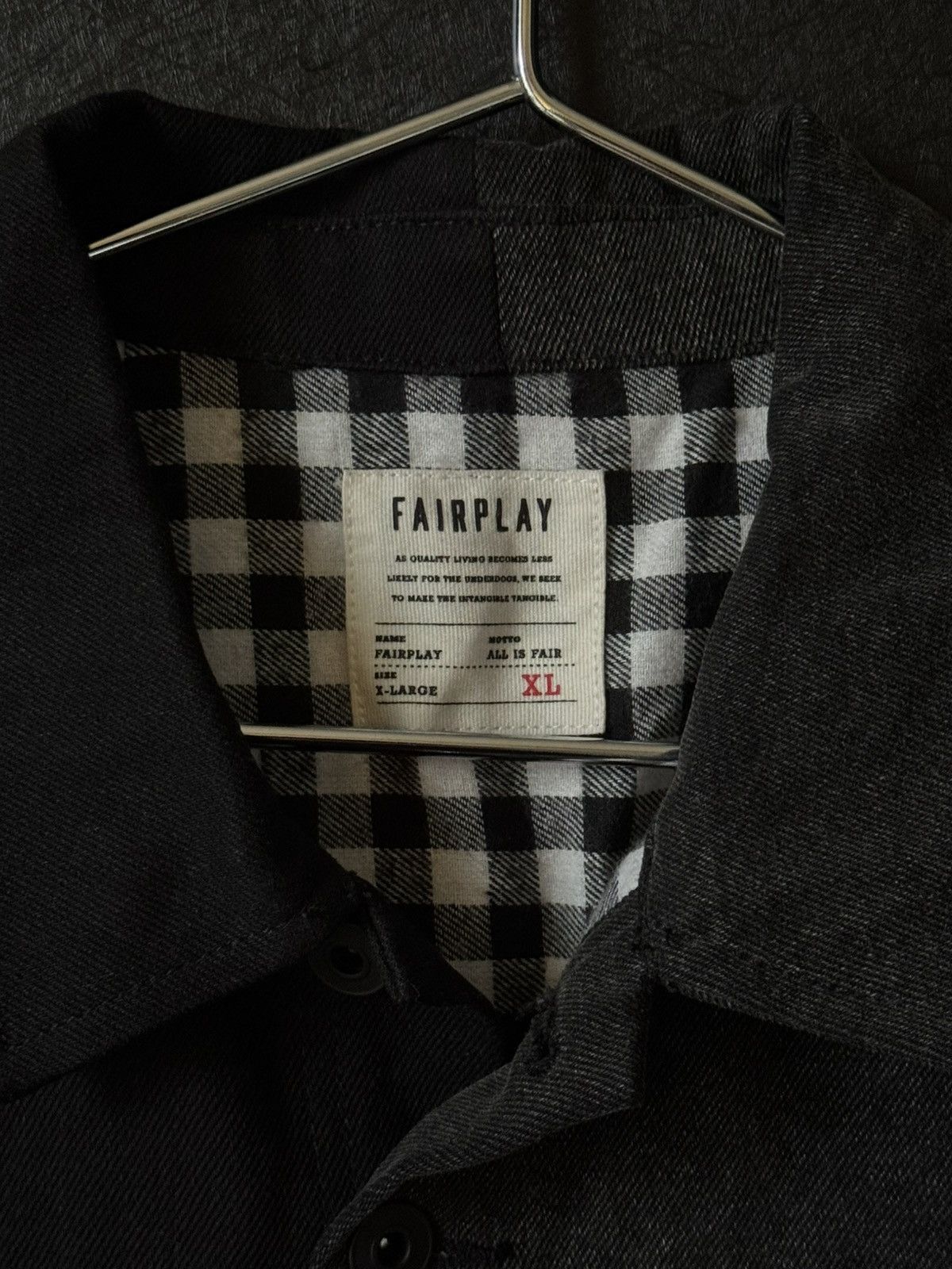 Fairplay Fair Play Blocked-Denim Trucker Type-1 Jacket Size US XL / EU 56 / 4 - 4 Thumbnail