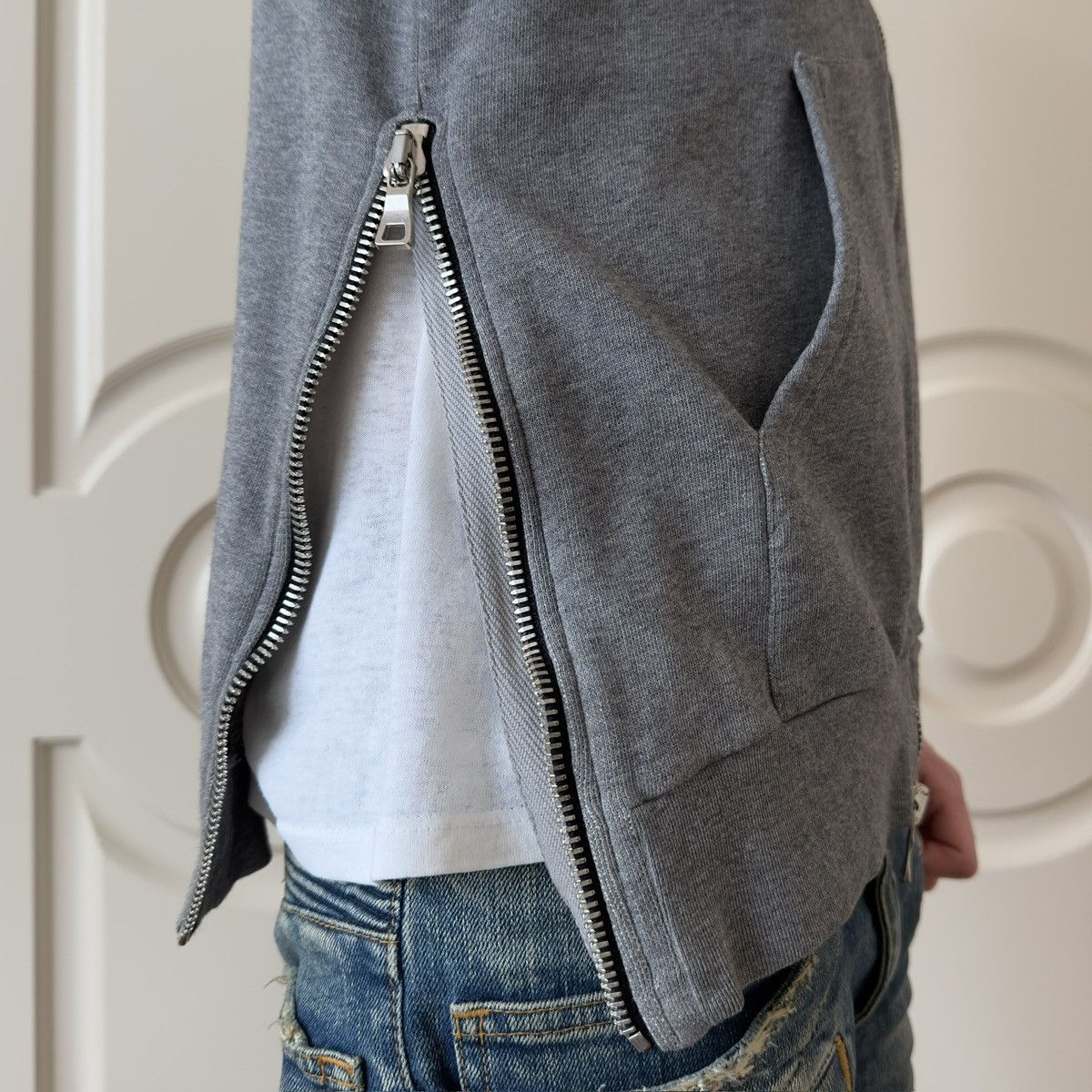Balmain Balmain F/W 2011 Decarnin Sleeveless Hoodie Size US XS / EU 42 / 0 - 8 Thumbnail