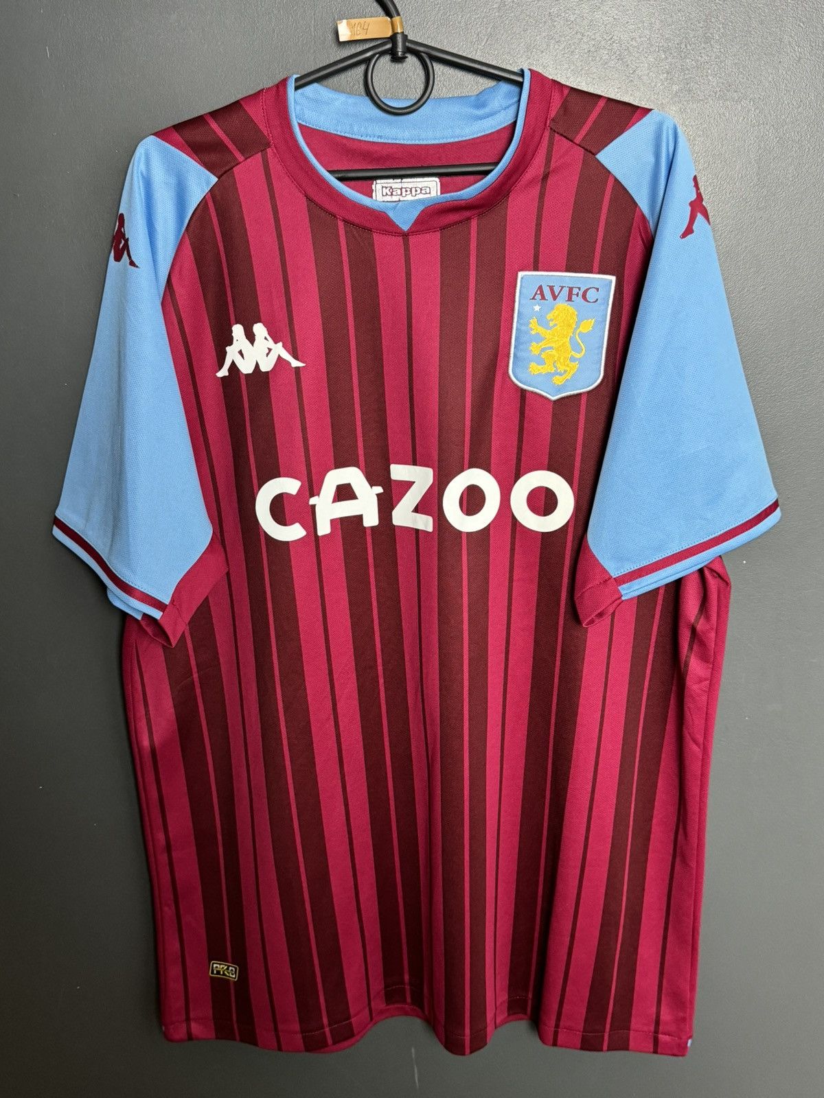 Kappa Aston Villa 21/22 Home Football Jersey Size US XXL / EU 58 / 5 - 1 Thumbnail