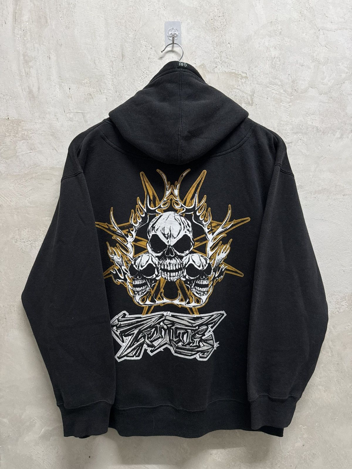 Beauty Beast 2000s Archival GriGri Skull Skate Hoodie Size US M / EU 48-50 / 2 - 1 Thumbnail