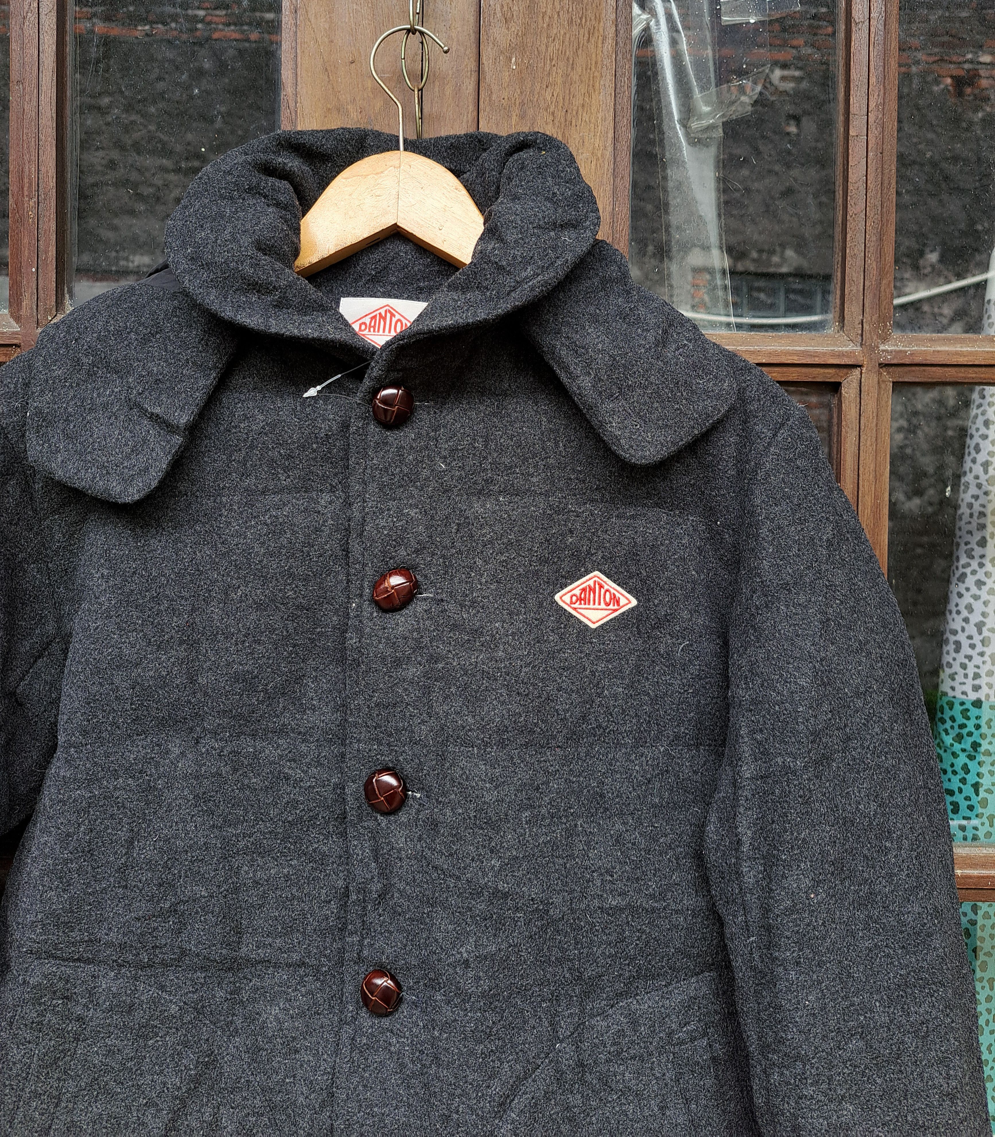 Danton Vintage Danton Beams Wool Down Jacket Women 40FR Size L / US 10 / IT 46 - 2 Thumbnail