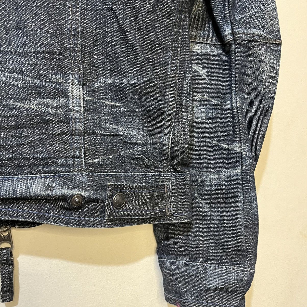 Marithe + Francois Girbaud Vintage 90's Marithe Francois Girbaud Denim Jacket Size US M / EU 48-50 / 2 - 20 Thumbnail
