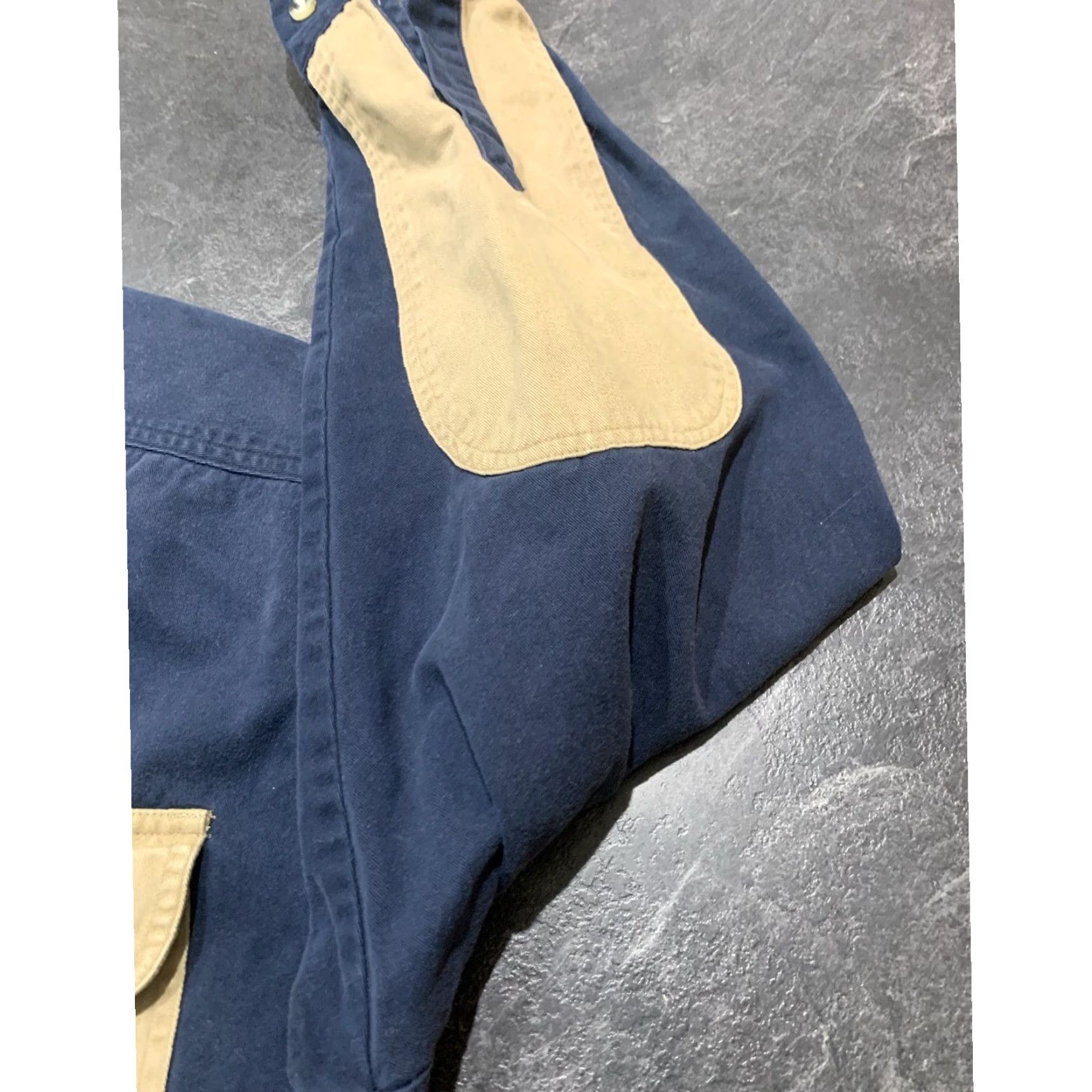 Vintage Remington Sport Shooter Shirt Mens Large Blue Tan Denim Vented Size US L / EU 52-54 / 3 - 2 Thumbnail