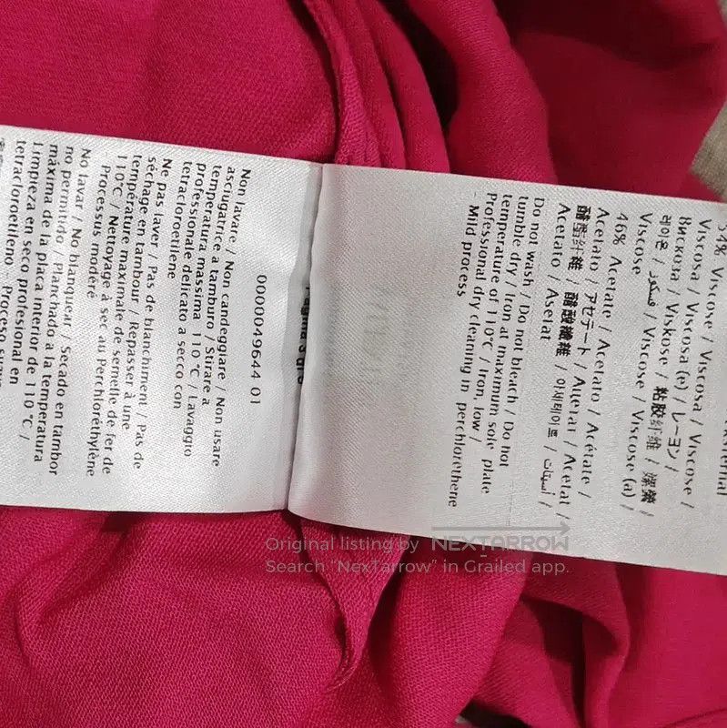 Valentino Valentino Pink Long Sleeve Dress . Size XS / US 0-2 / IT 36-38 - 8 Thumbnail