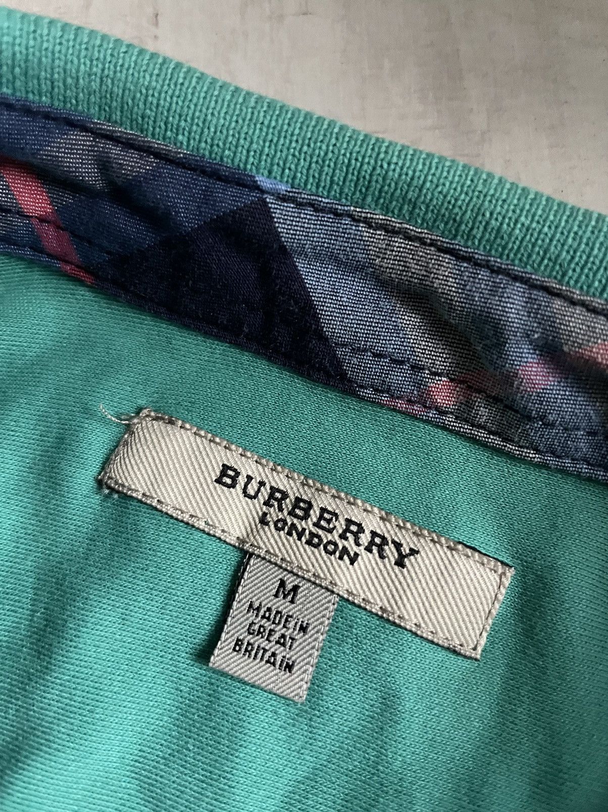 Burberry Burberry London Polo Nova Check T-Shirt Luxury Size US M / EU 48-50 / 2 - 7 Thumbnail