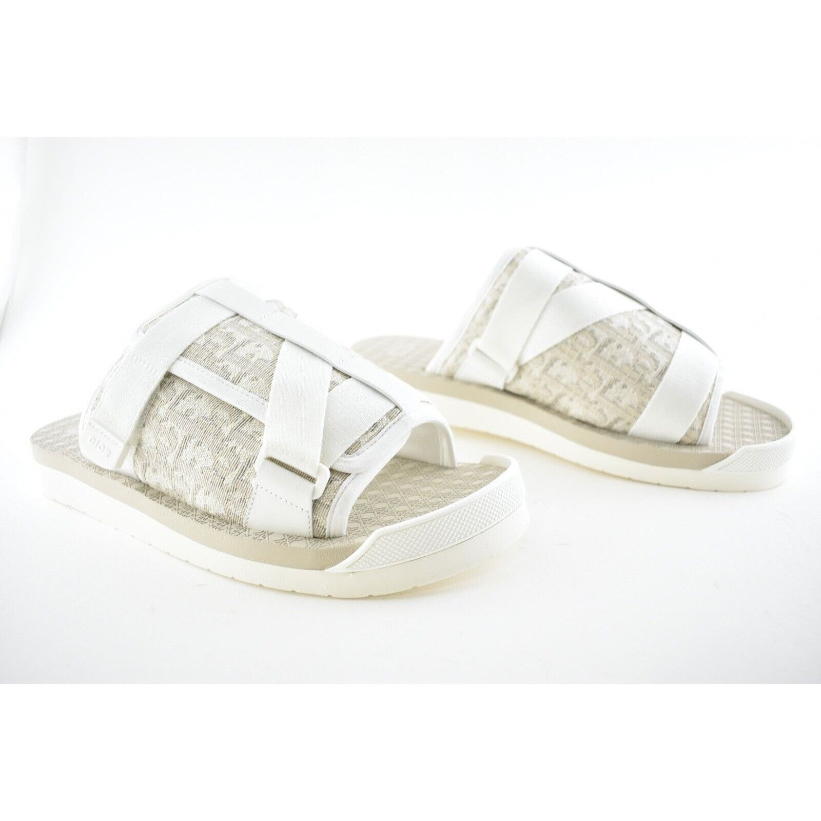 Dior Dior Men Alpha Sandal Oblique Jacquard Flat Slip On 45 12 Size US 12 / EU 45 - 4 Thumbnail