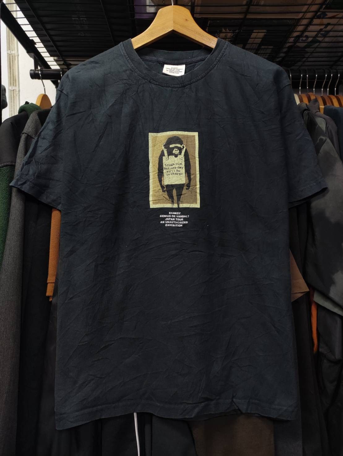 Arts & Science Banksy Genius Or Vandal? " Laugh Now " Japan Tour T-Shirt Size US M / EU 48-50 / 2 - 3 Thumbnail