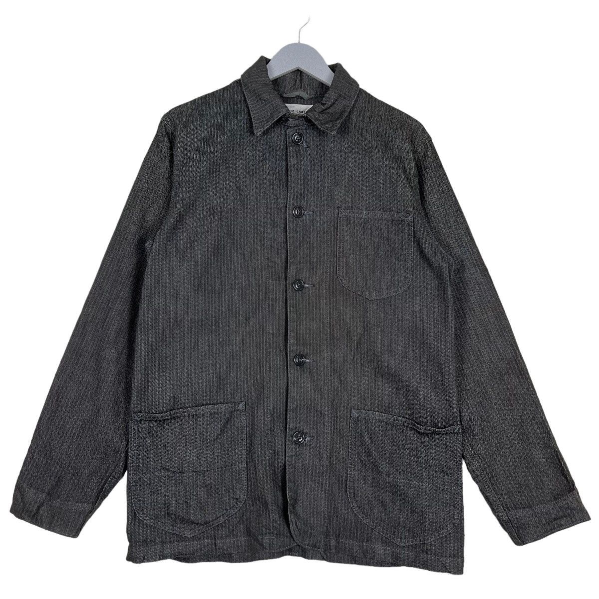 Issey Miyake 🔥 BLUE LABEL UNITED ARROWS HBT HIKORY STRIPE CHORE JACKET Size US M / EU 48-50 / 2 - 1 Thumbnail