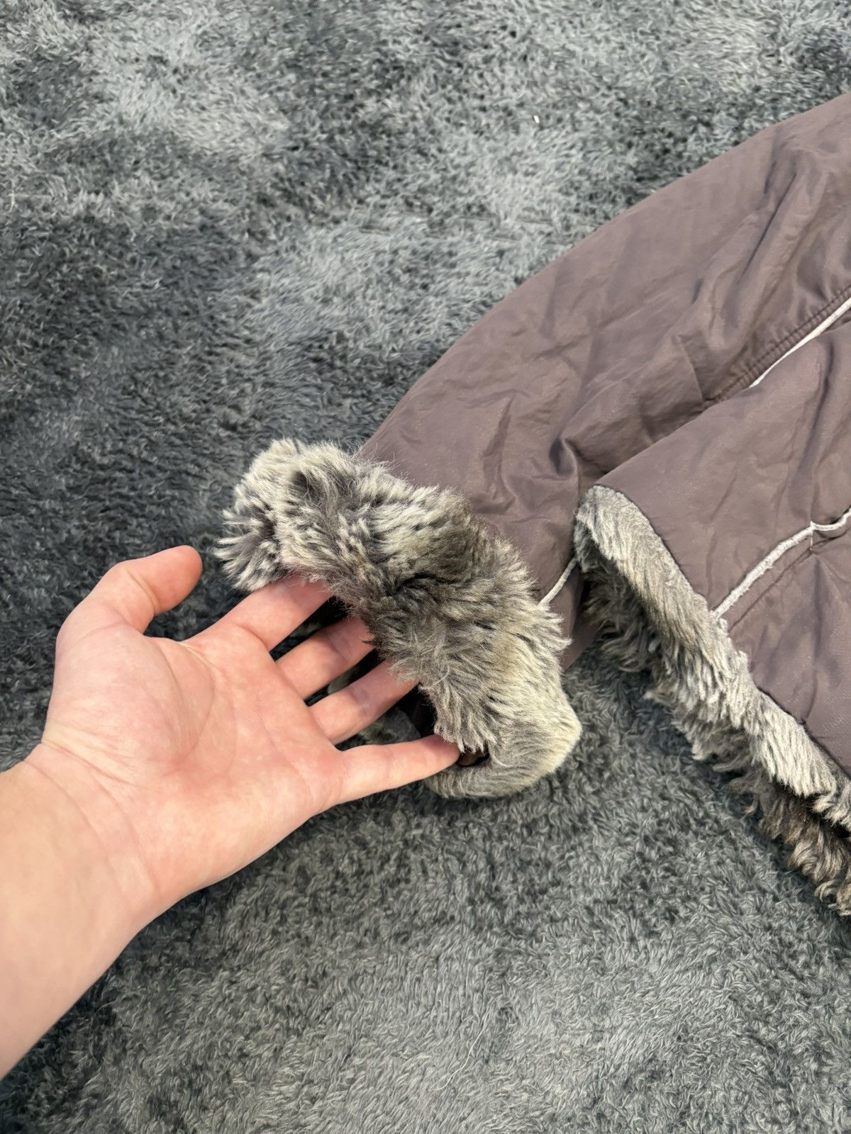 If Six Was Nine 00s If Six Was Nine LGB Style Faux Fur Jacket Size L / US 10 / IT 46 - 2 Thumbnail