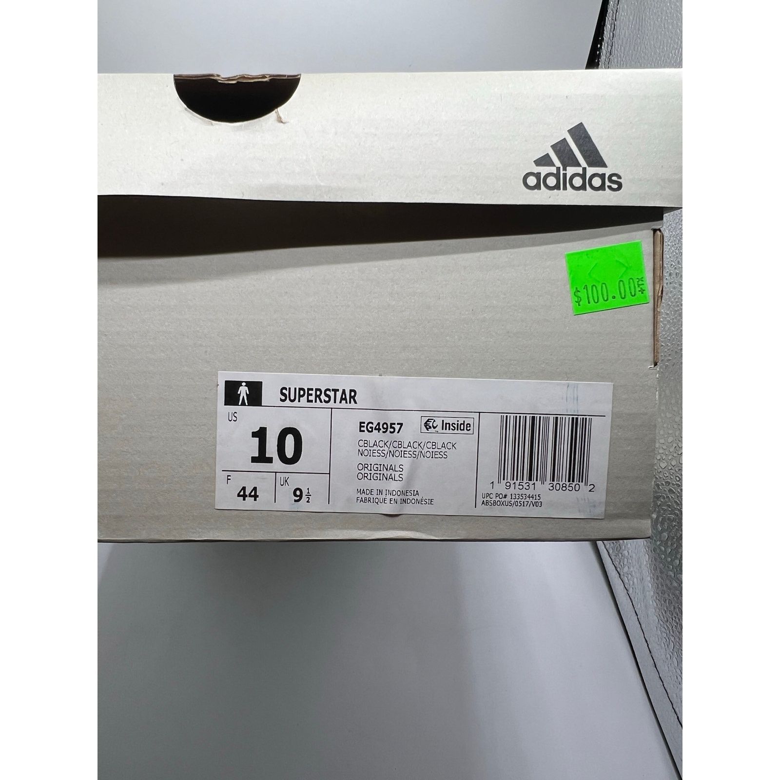 Adidas Adidas Superstar “All Black” size 10 men’s Size US 10 / EU 43 - 8 Thumbnail