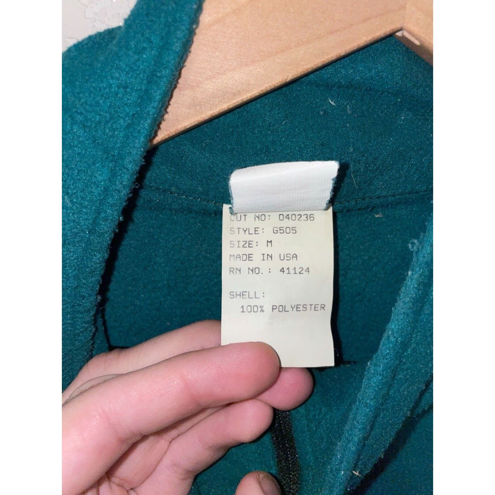 Vintage Vintage Gerry Fleece Sweatshirt Polyester Green VTG 90s M Size US M / EU 48-50 / 2 - 9 Thumbnail