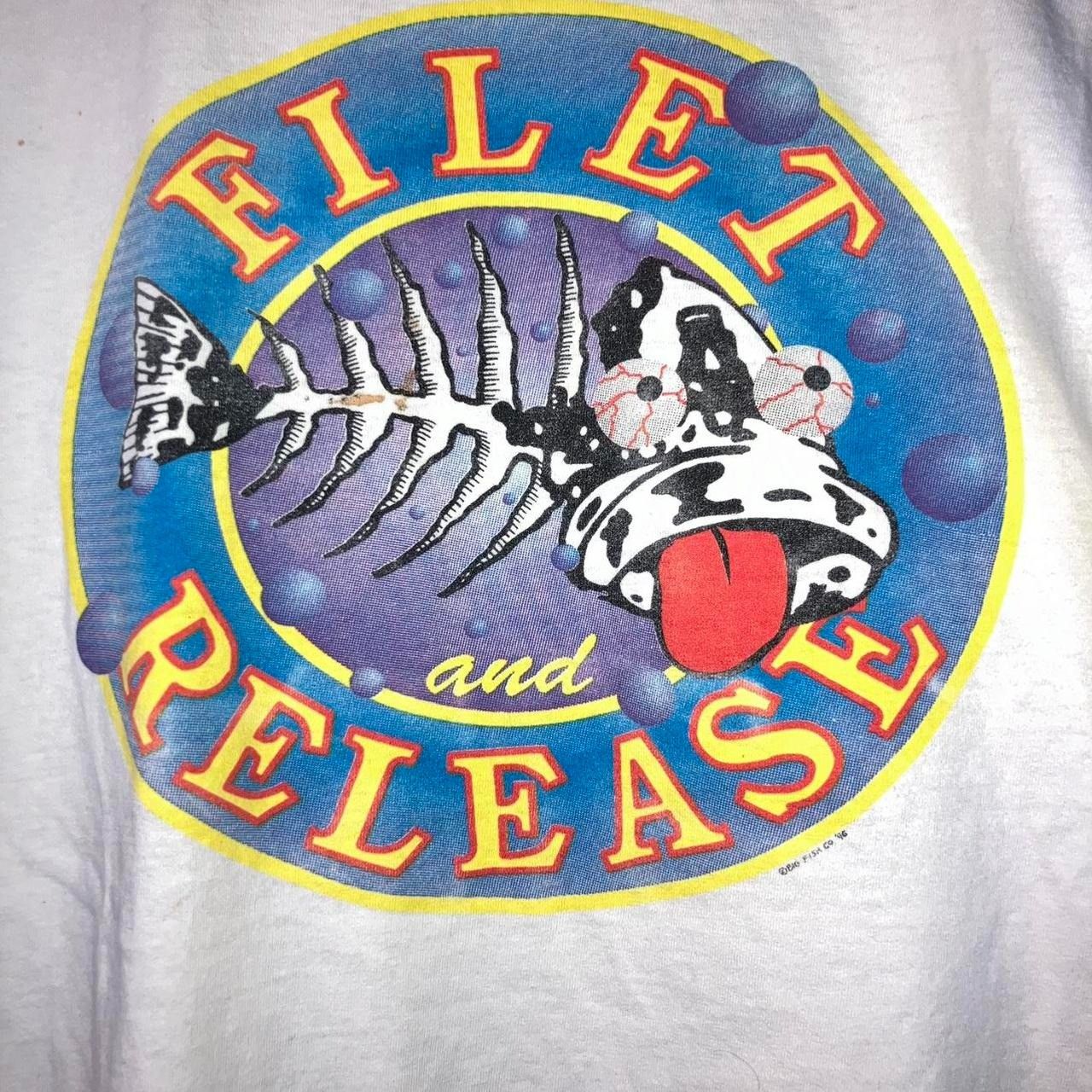 Vintage Vintage 90s 1996 Big Fish Diving Club Tee Size 2XL Size US XL / EU 56 / 4 - 5 Thumbnail