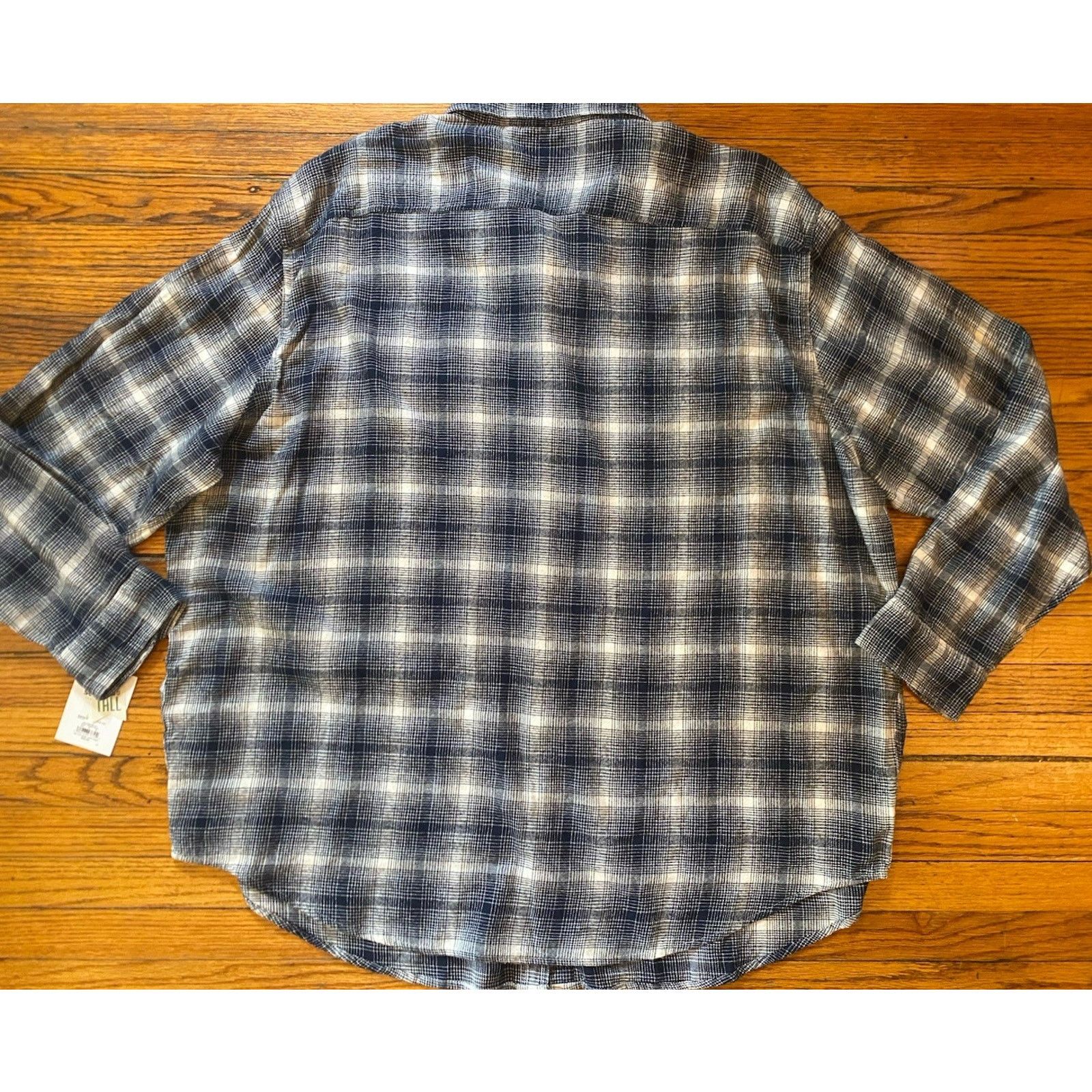 Sonoma NWT Sonoma Supersoft Flannel Button Up Shirt Men’s 4XB $40 Size US XXL / EU 58 / 5 - 3 Thumbnail