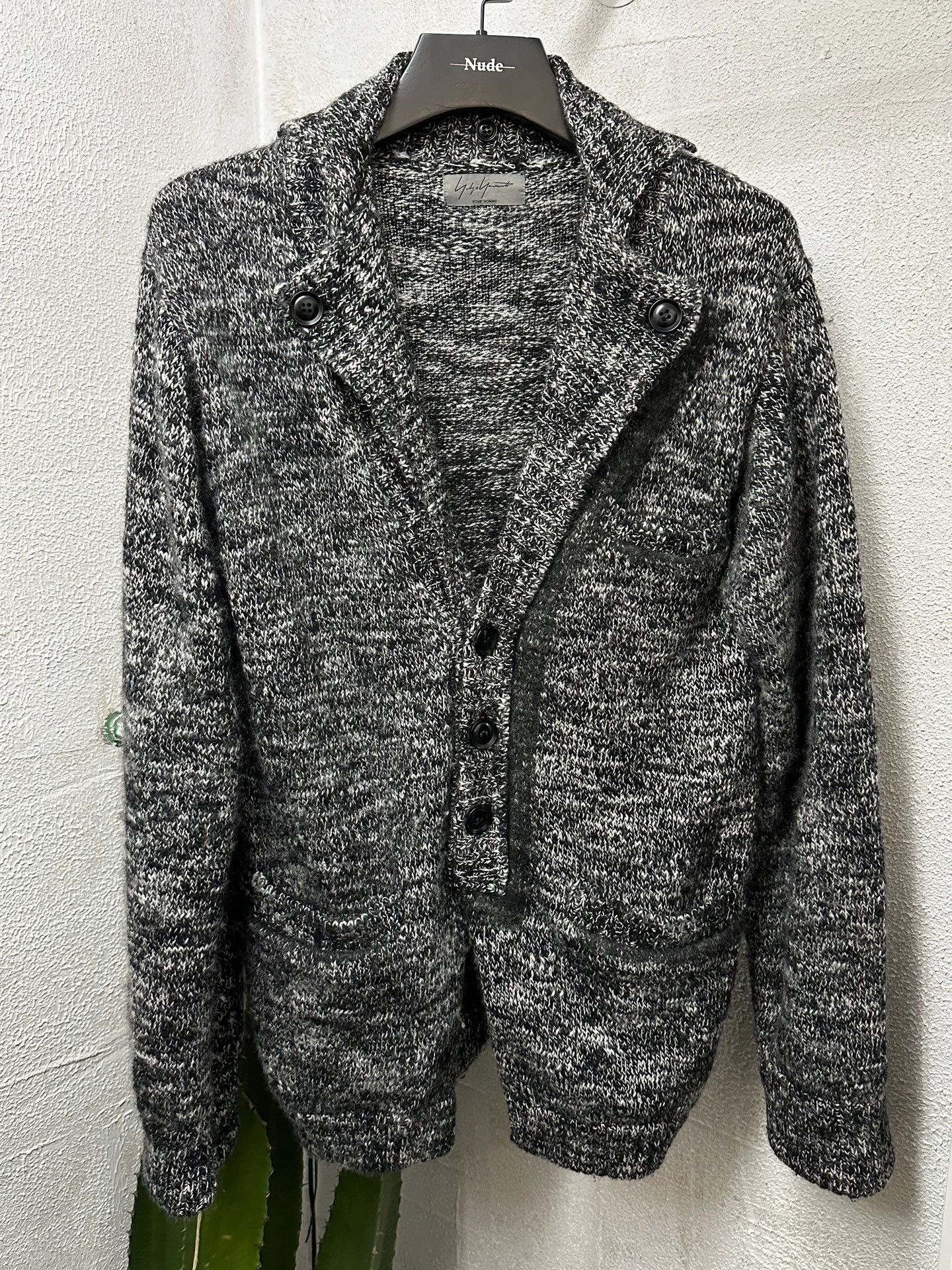 Yohji Yamamoto Yohji Yamamoto P.H. 2012AW Detachable Collar Knit Blazer Size US L / EU 52-54 / 3 - 1 Thumbnail