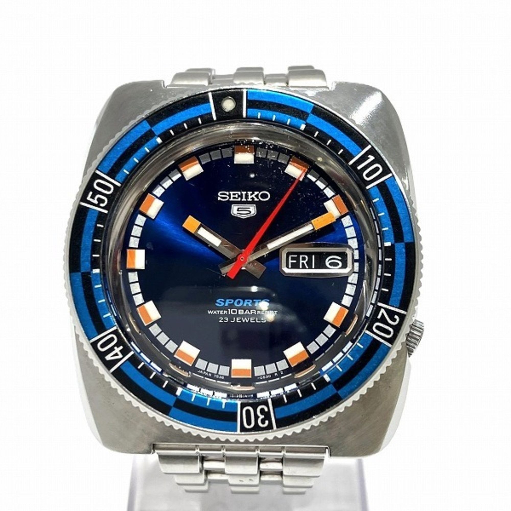 Seiko Sports 7S36-0080 Automatic Day Date Watch Men's