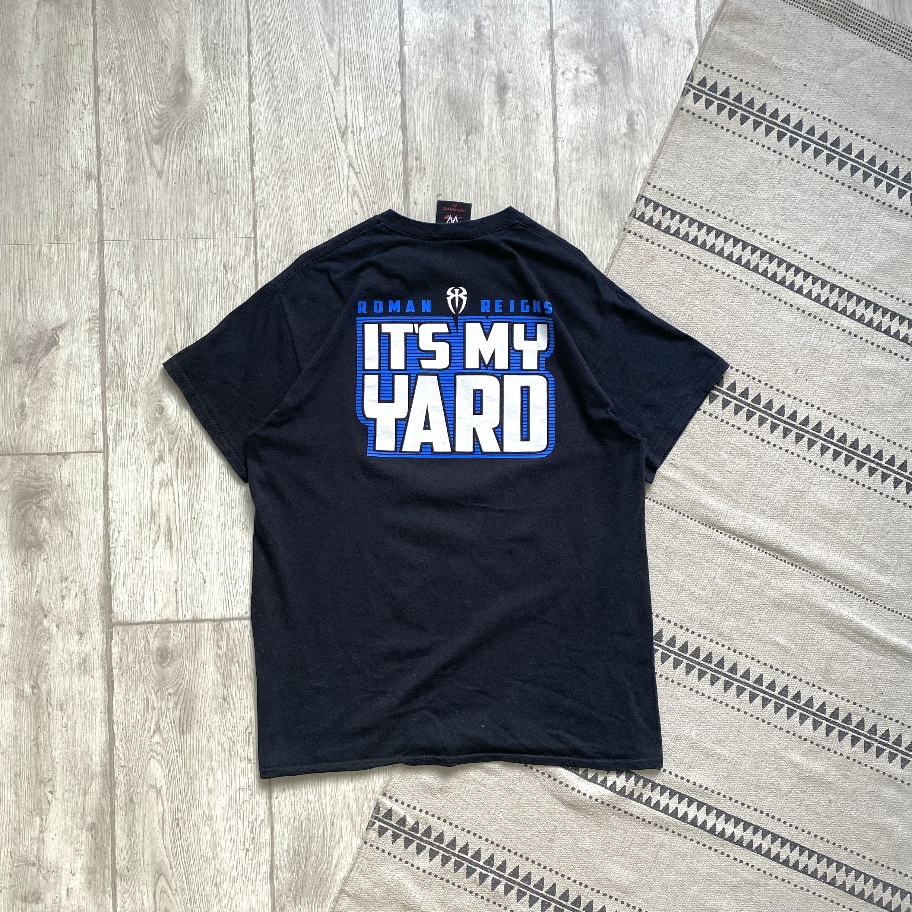 WWE WWF WWE Tee Roman Reigns big logo Y2K John Cena Triple H Size US M / EU 48-50 / 2 - 8 Thumbnail
