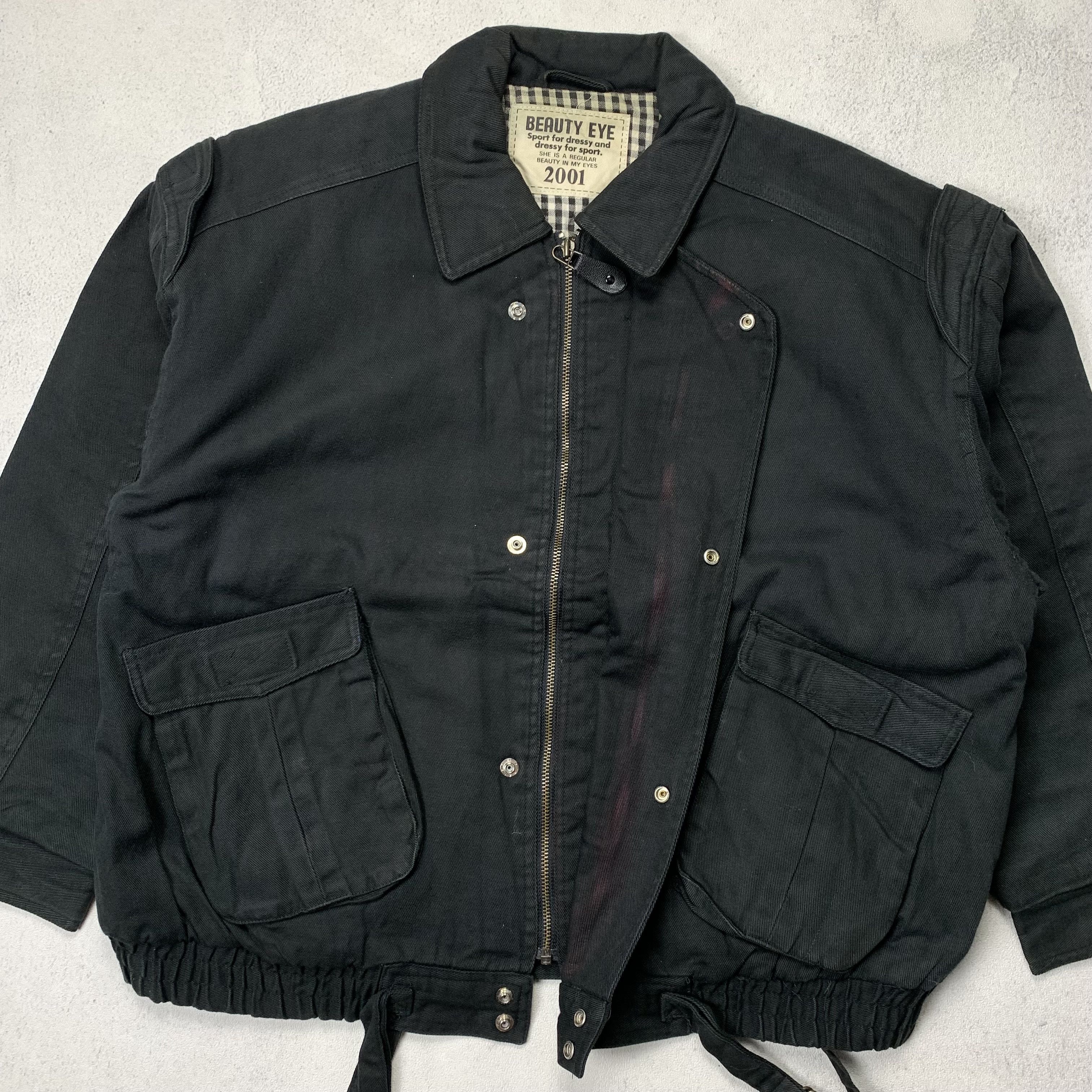 Japanese Brand 2001 Beauty Eye Cargo Bomber Jacket 3D Pocket Cargo Size US L / EU 52-54 / 3 - 6 Thumbnail