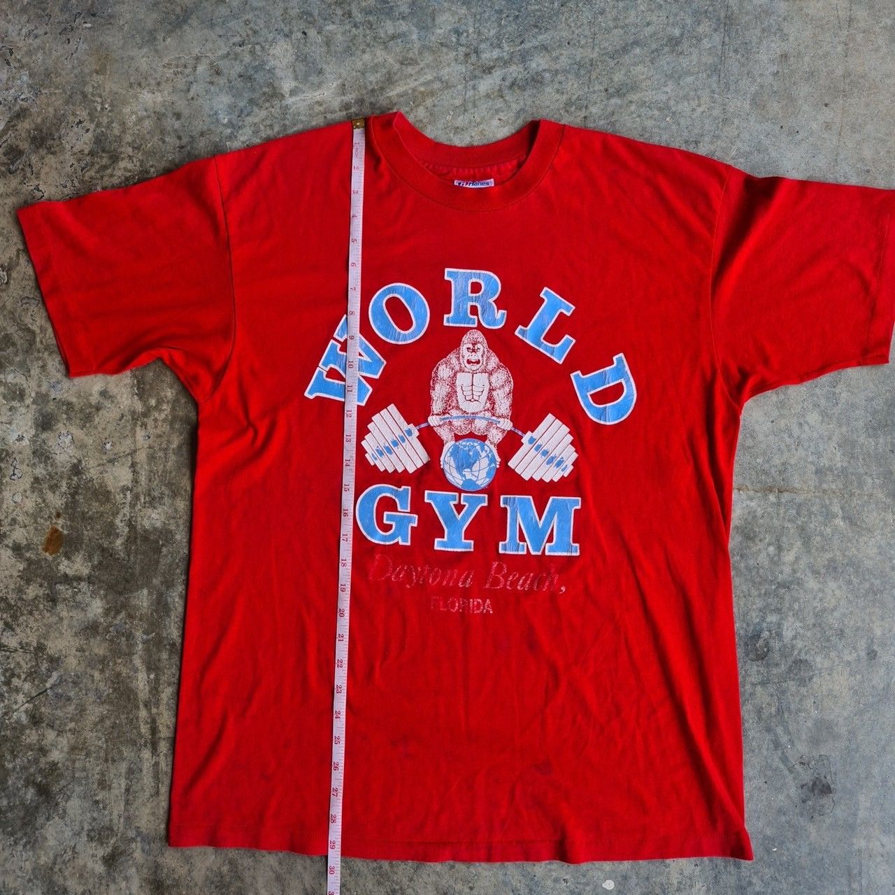 Other *RARE* VINTAGE 90s WORLD GYM FITNESS TEE Size US XL / EU 56 / 4 - 13 Thumbnail