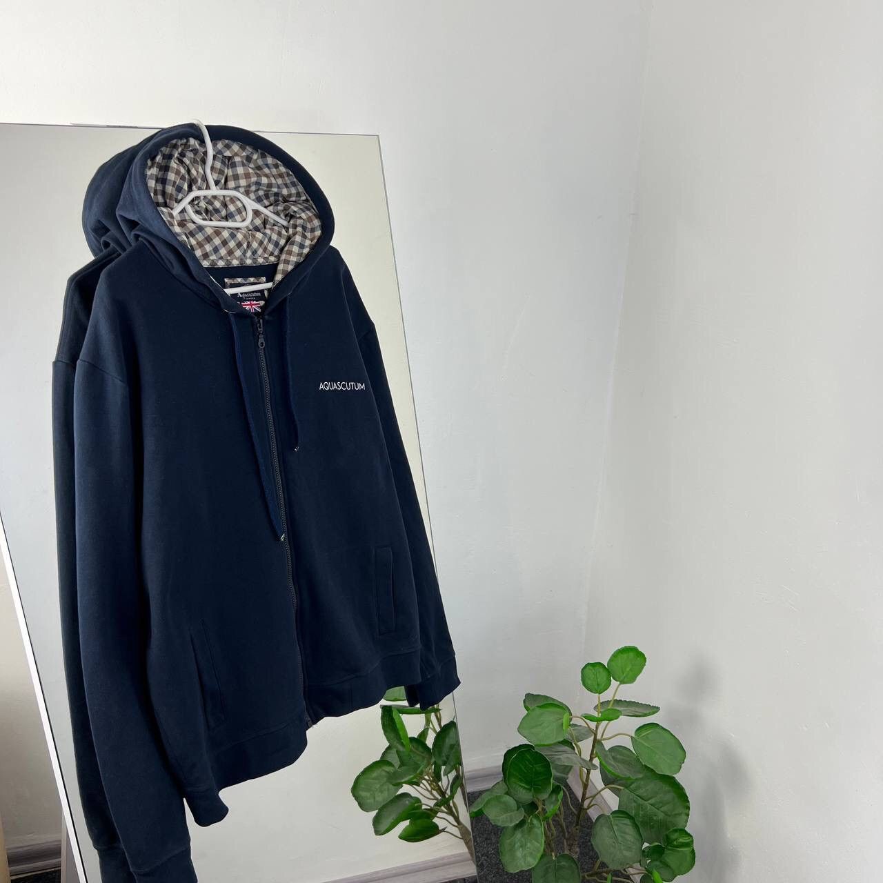 Aquascutum Aquascutum London Vintage Zip Hoodie Big Logo Casual Y2k Size US XL / EU 56 / 4 - 2 Thumbnail